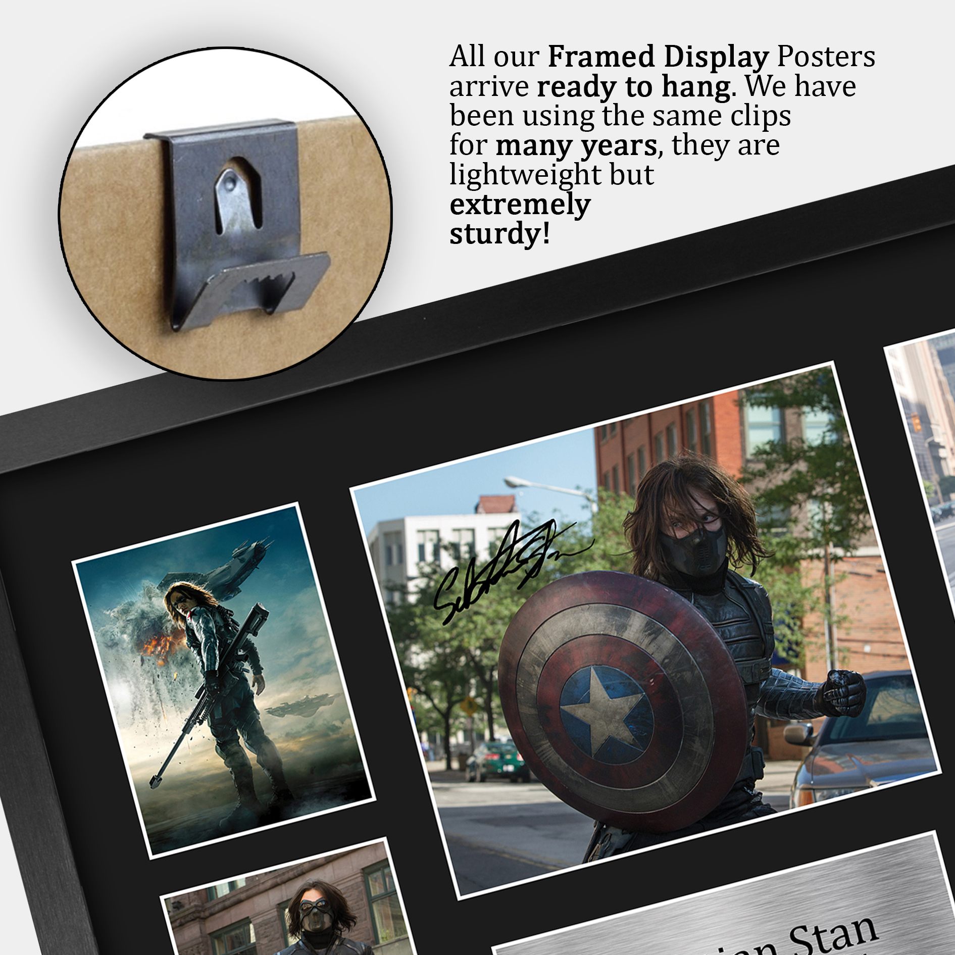Sebastian Stan Bucky Barnes Gift Signed Autograph Picture Print to Movie Fans - Picture 22 of 24