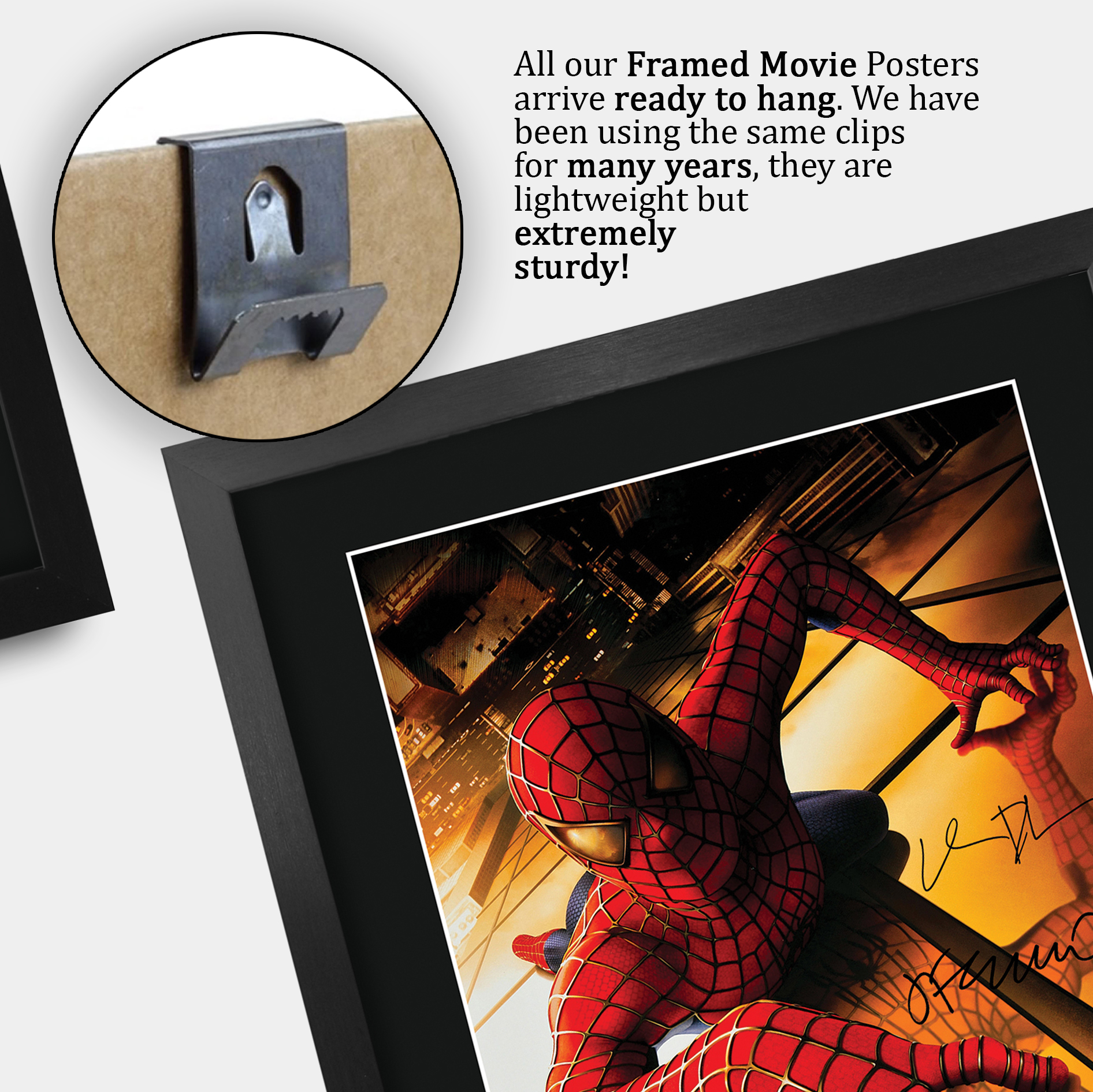 Spider-Man Toby Maguire Gift Idea Printed A3 Framed Poster Signed a Movie Fans - Picture 6 of 22