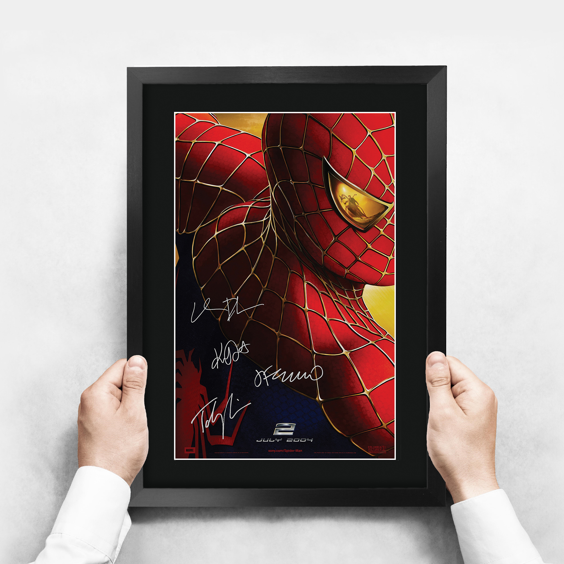 Spider-Man Toby Maguire Gift Idea Printed A3 Framed Poster Signed a Movie Fans - Picture 11 of 22