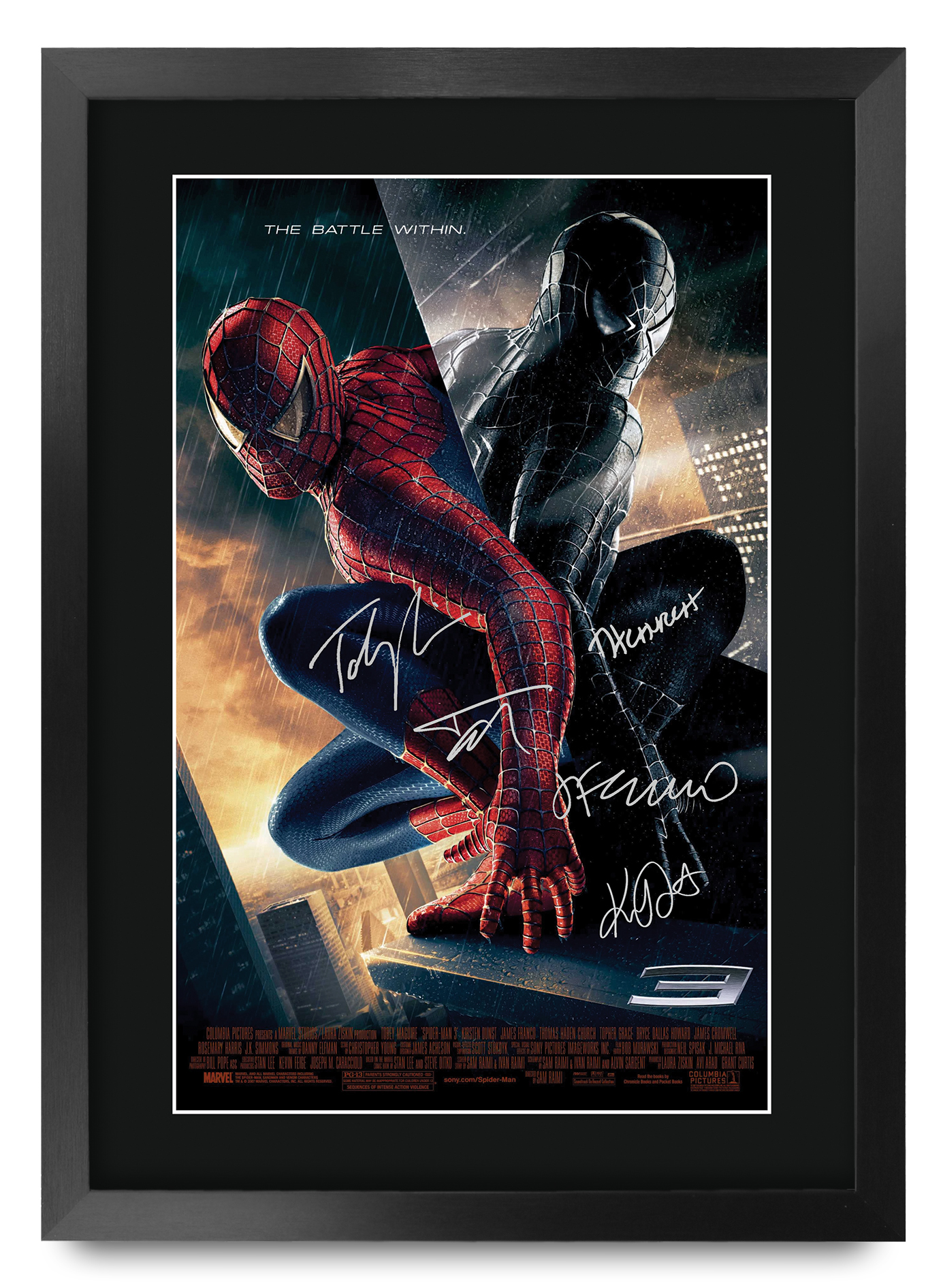 Spider-Man Toby Maguire Gift Idea Printed A3 Framed Poster Signed a Movie Fans - Picture 16 of 22