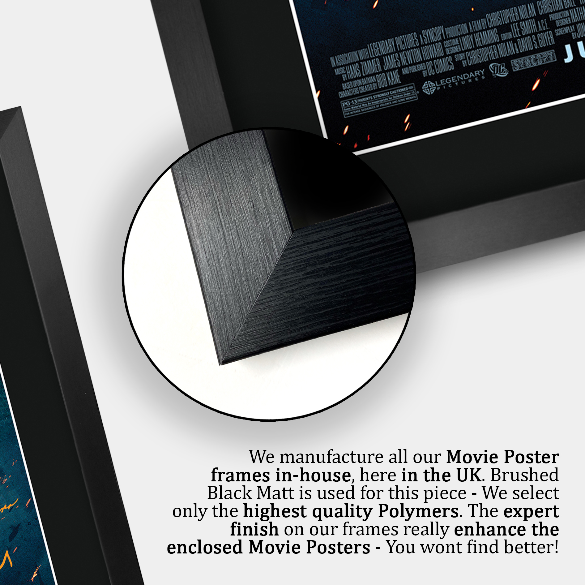 Batman Begins Excellent Gift Idea Printed Poster Framed Picture for Movie Fans - Picture 14 of 85
