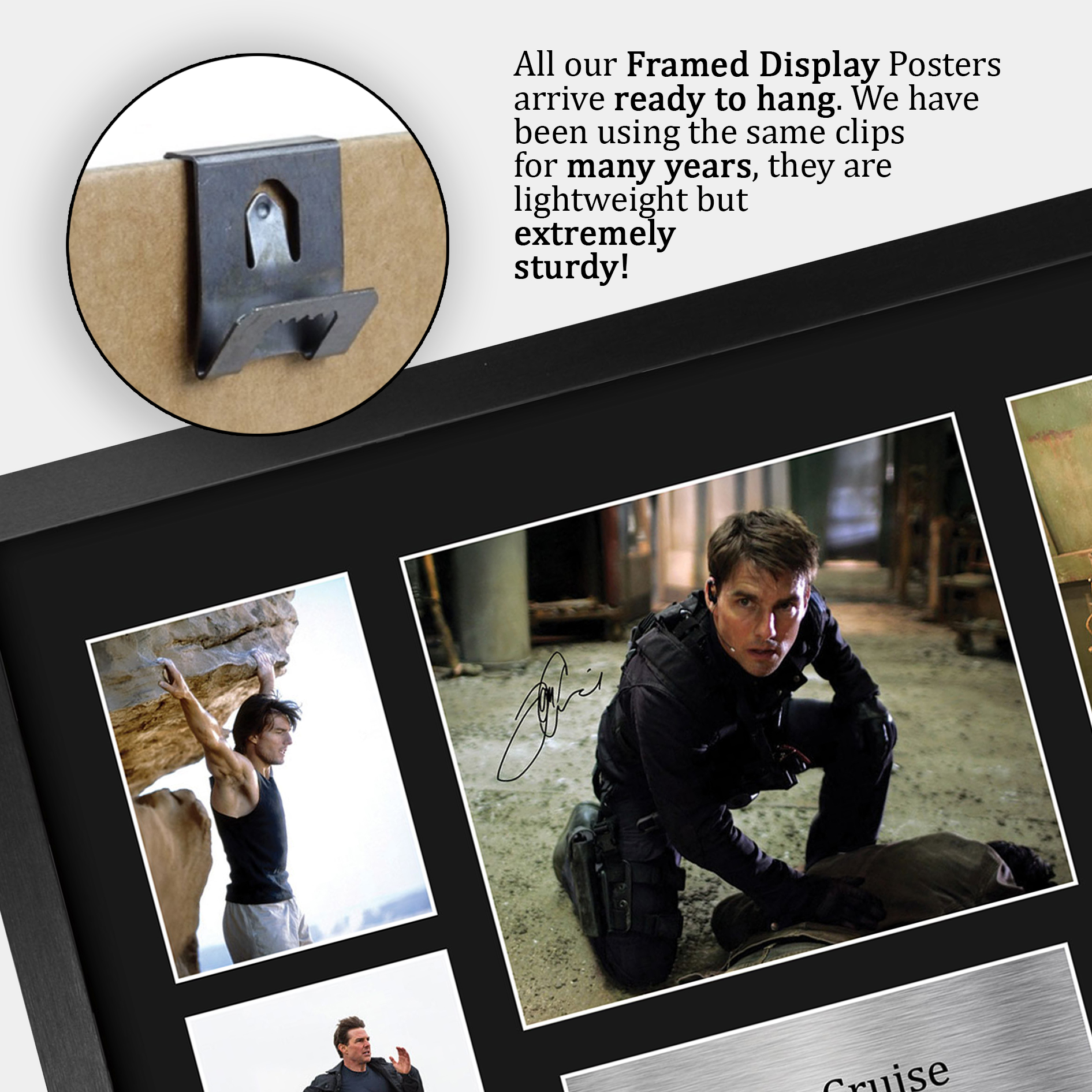Tom Cruise Mission Impossible Gift Framed Autograph Picture Print to Movie Fans - Picture 22 of 24
