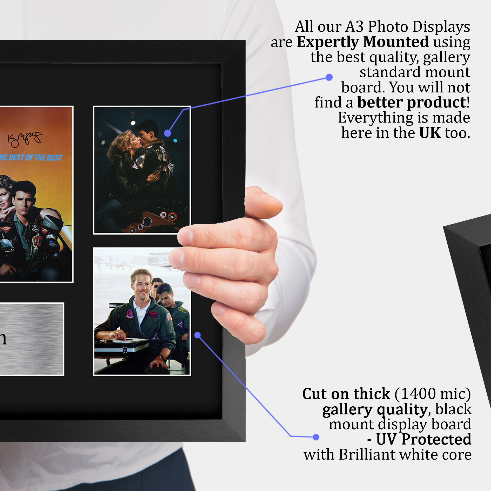 Top Gun Maverick Cool Gift Idea Framed Autograph Picture Print to Movie Fans - Picture 21 of 59
