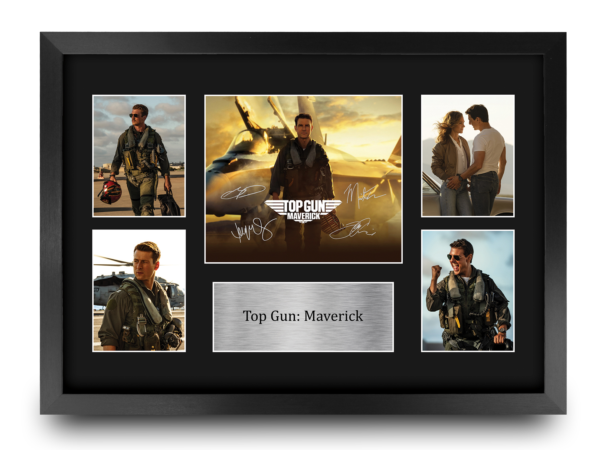 Top Gun Maverick Cool Gift Idea Framed Autograph Picture Print to Movie Fans - Picture 25 of 59