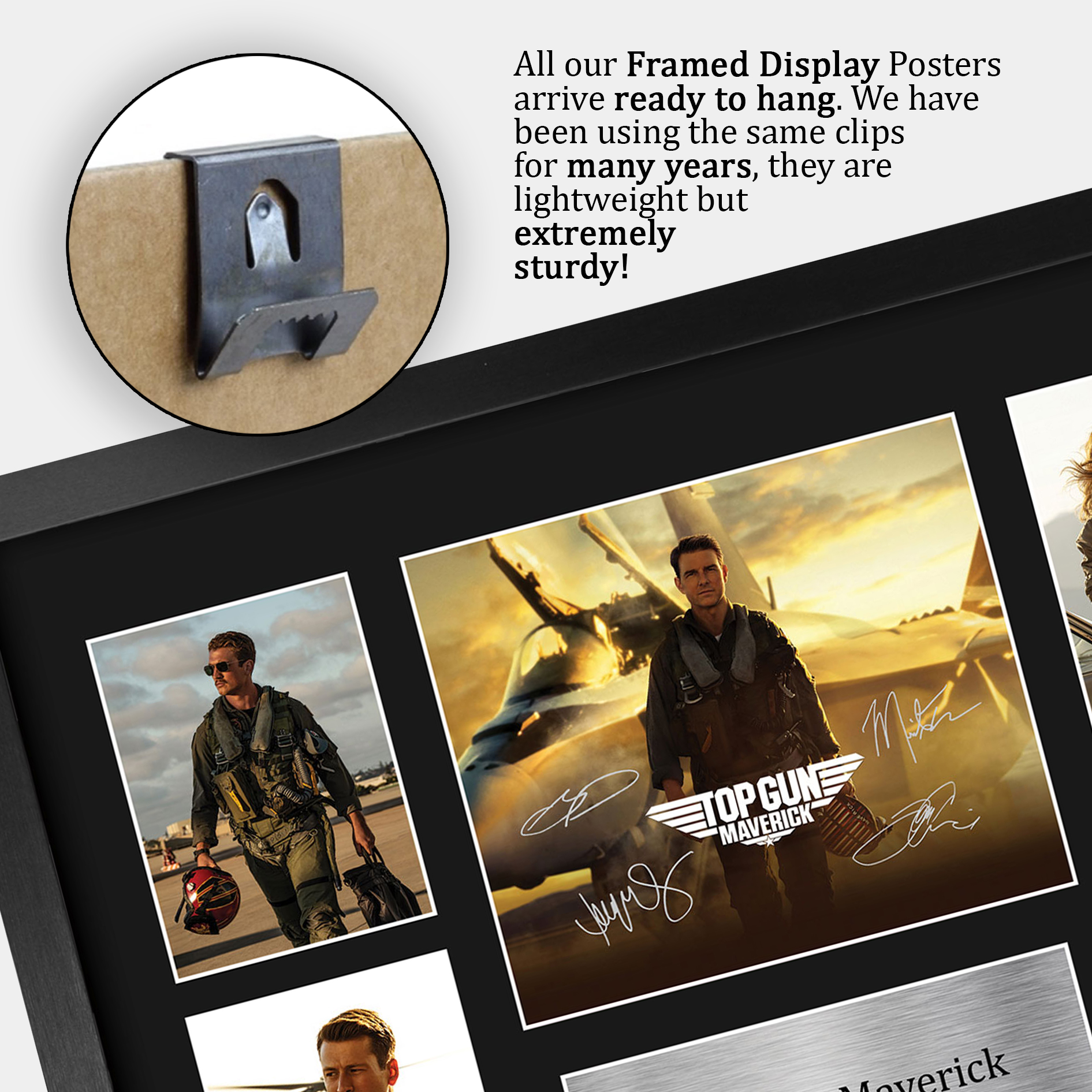 Top Gun Maverick Cool Gift Idea Framed Autograph Picture Print to Movie Fans - Picture 29 of 59
