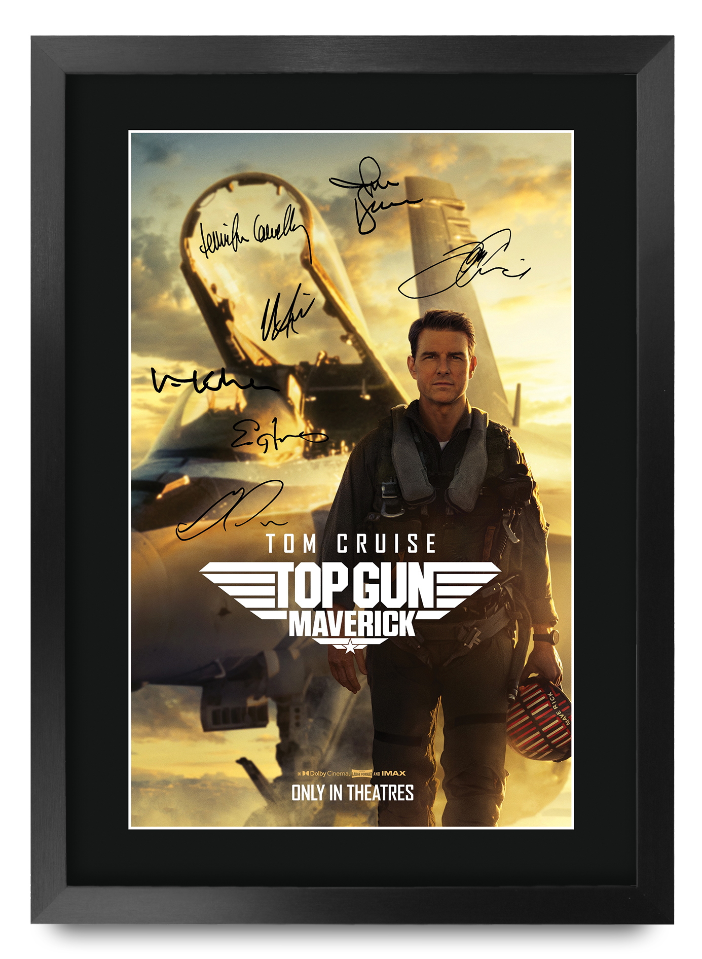Top Gun Maverick Cool Gift Idea Framed Autograph Picture Print to Movie Fans - Picture 32 of 59