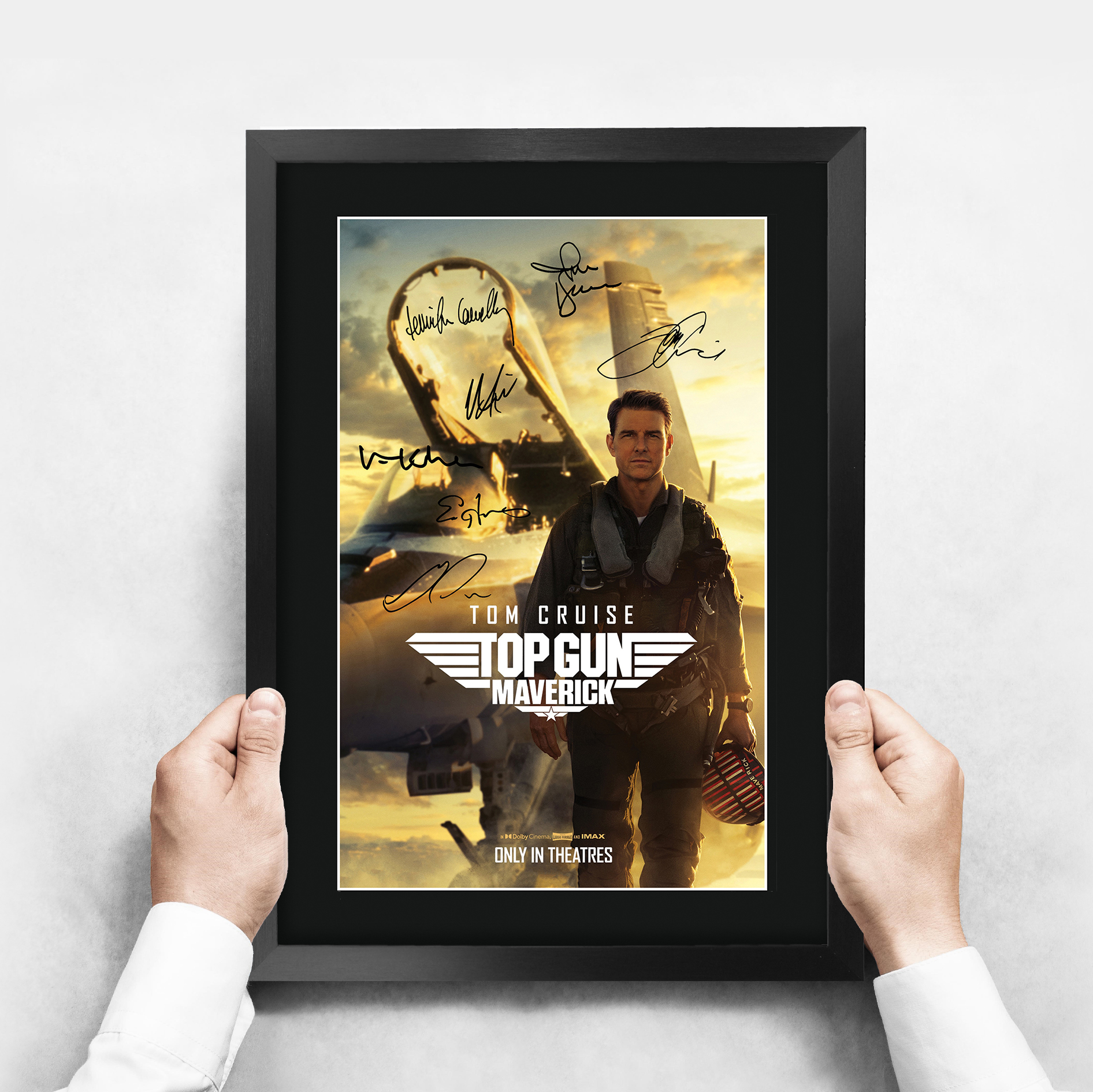 Top Gun Maverick Cool Gift Idea Framed Autograph Picture Print to Movie Fans - Picture 34 of 59