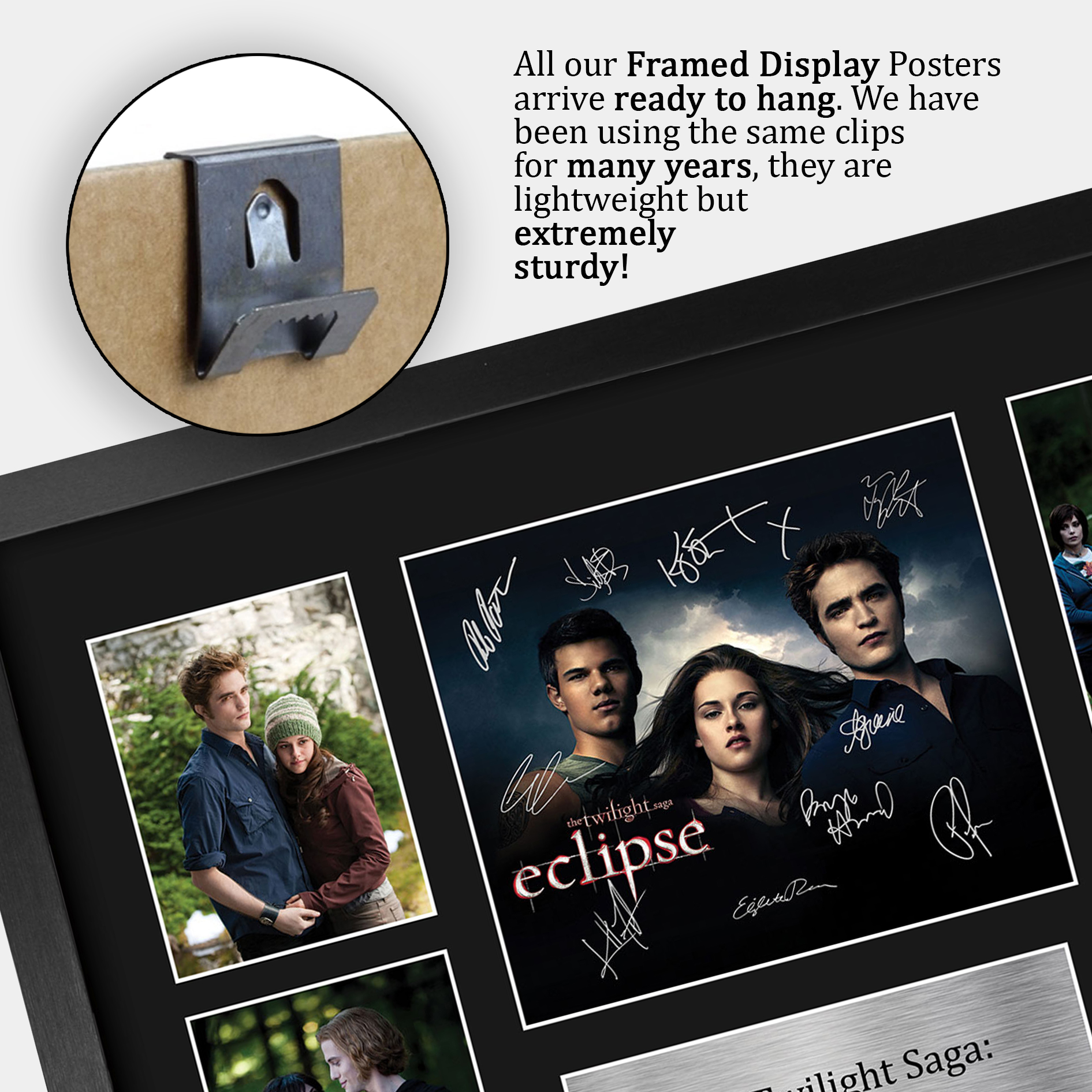 Twilight Ideal Gift Printed Framed Autograph Picture to Movie Memorabilia Fans - Imagen 69 de 85