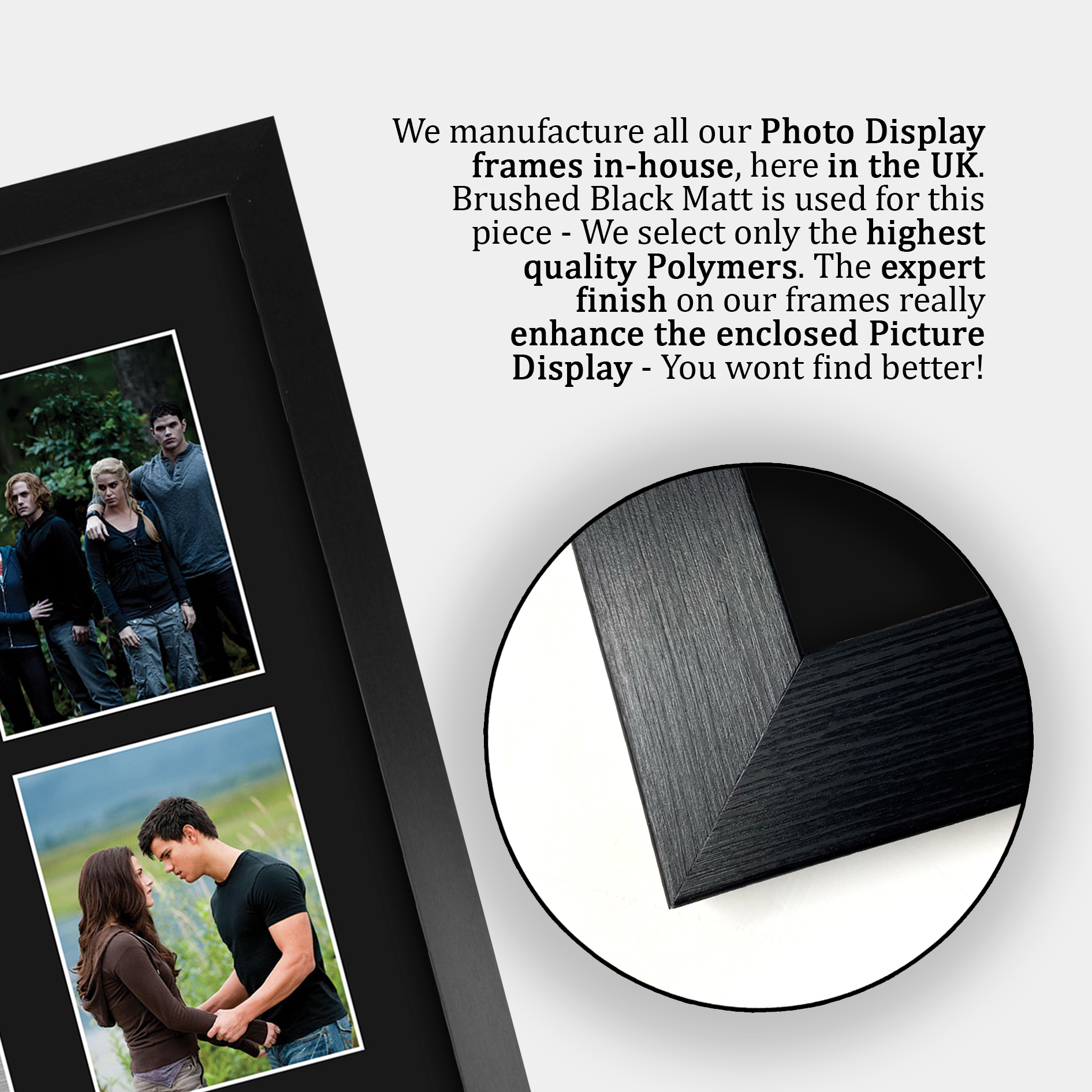 Twilight Ideal Gift Printed Framed Autograph Picture to Movie Memorabilia Fans - Imagen 70 de 85