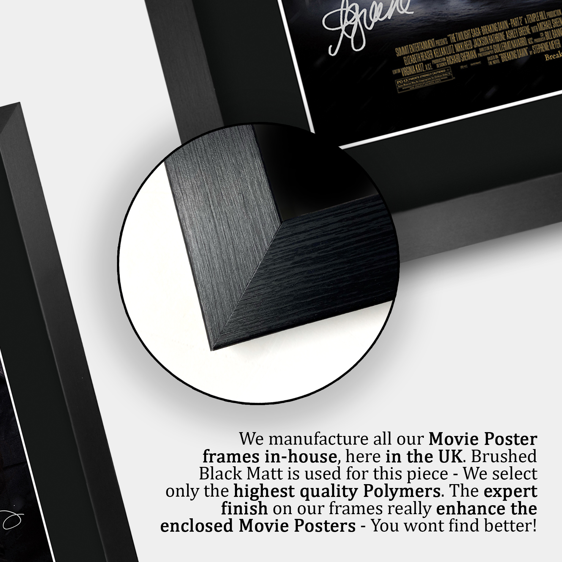 Twilight Ideal Gift Printed Framed Autograph Picture to Movie Memorabilia Fans - Imagen 35 de 85
