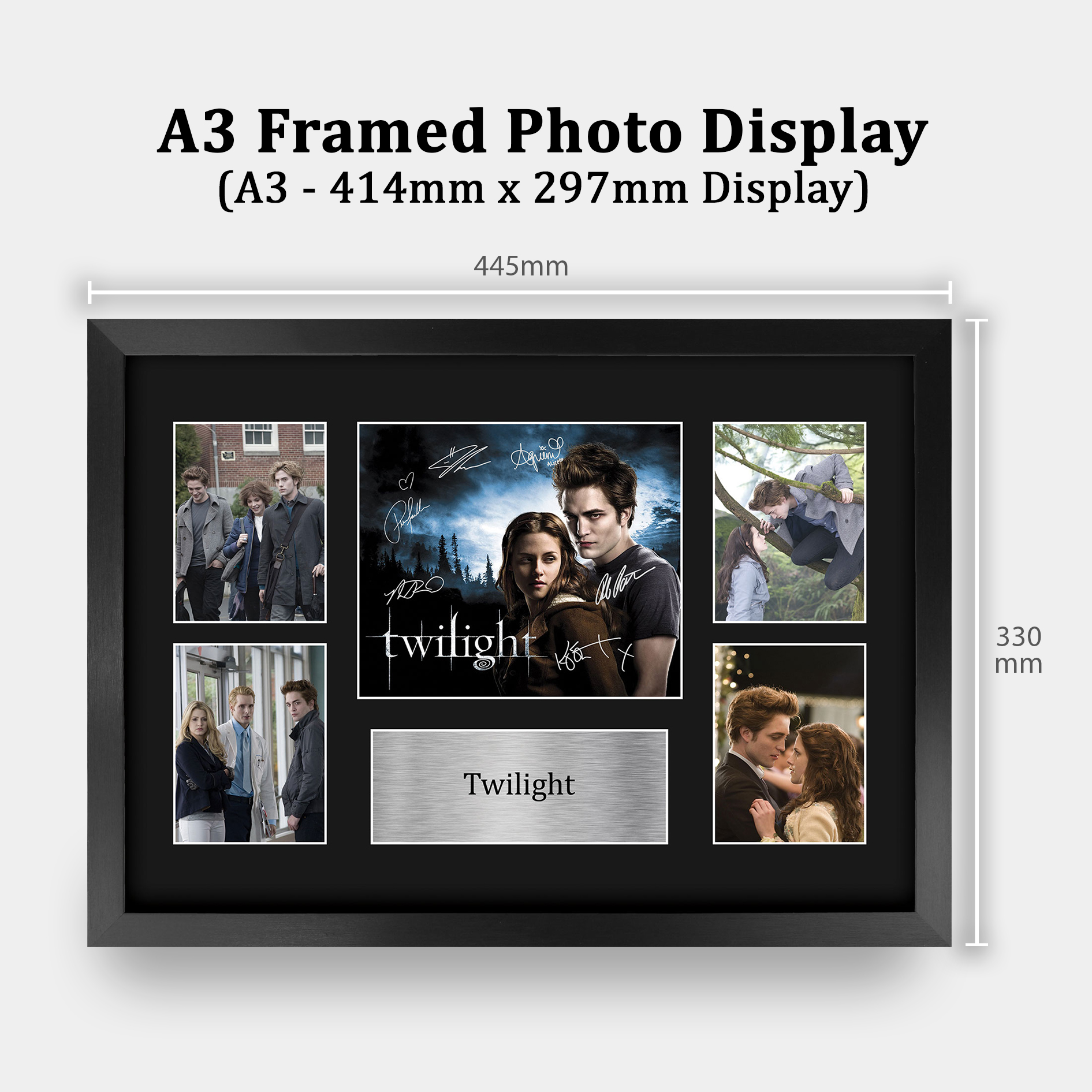Twilight Ideal Gift Printed Framed Autograph Picture to Movie Memorabilia Fans - Imagen 73 de 85