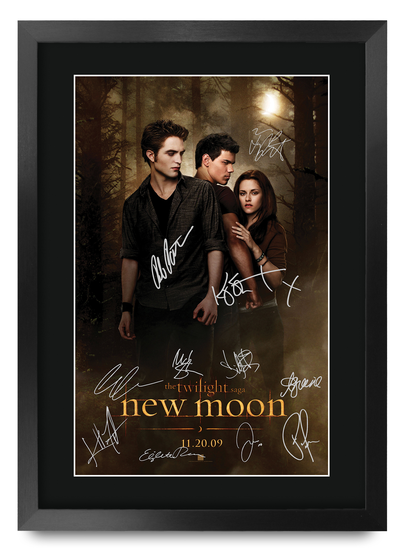Twilight Ideal Gift Printed Framed Autograph Picture to Movie Memorabilia Fans - Imagen 16 de 85