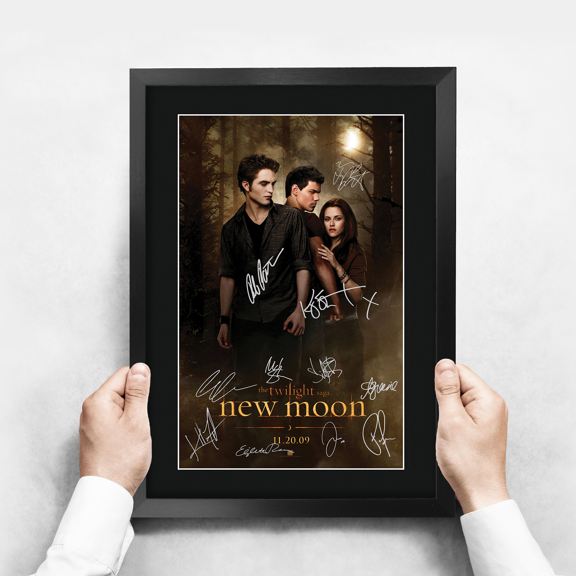 Twilight Ideal Gift Printed Framed Autograph Picture to Movie Memorabilia Fans - Imagen 18 de 85