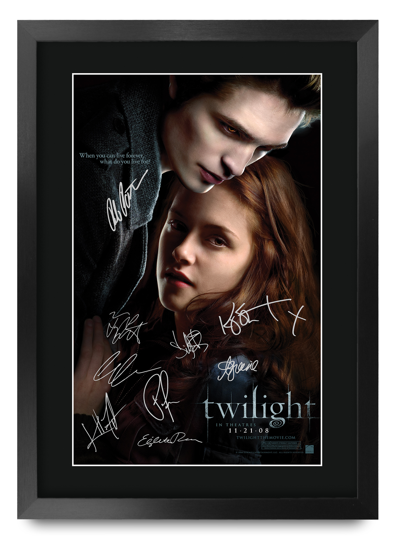 Twilight Ideal Gift Printed Framed Autograph Picture to Movie Memorabilia Fans - Imagen 23 de 85