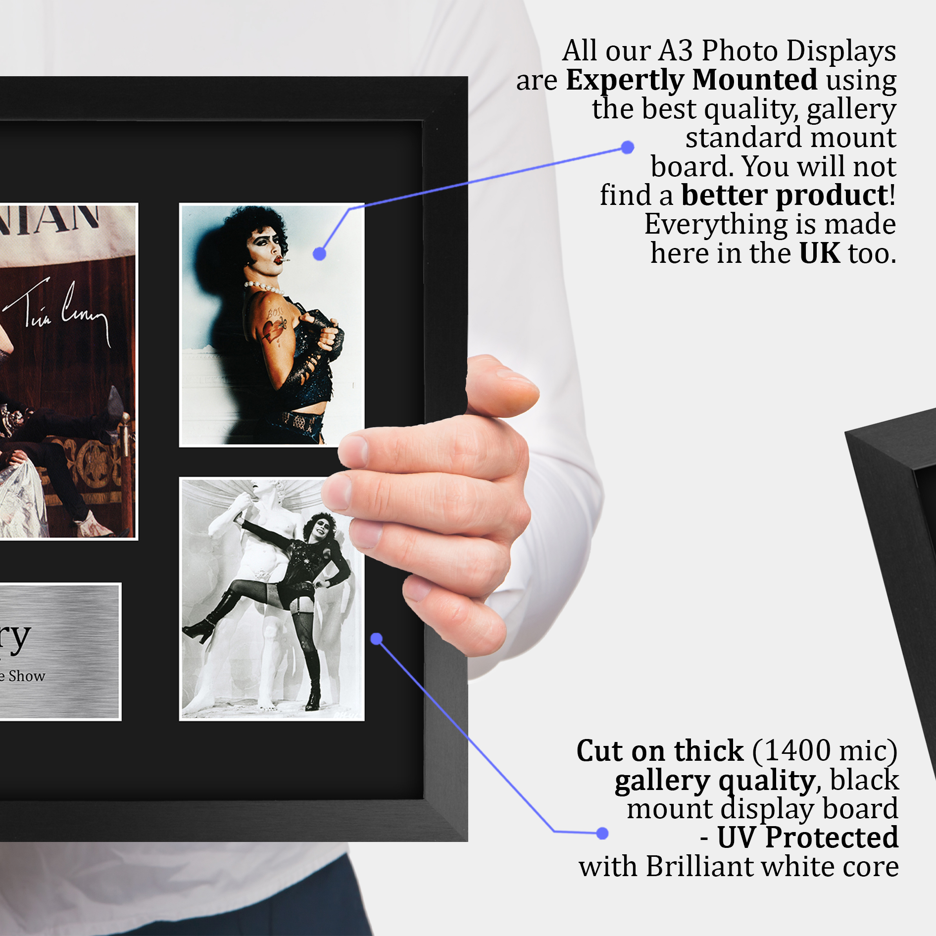 The Rocky Horror Picture Show Gift Framed Autograph Picture Print to Movie Fans - Picture 21 of 59