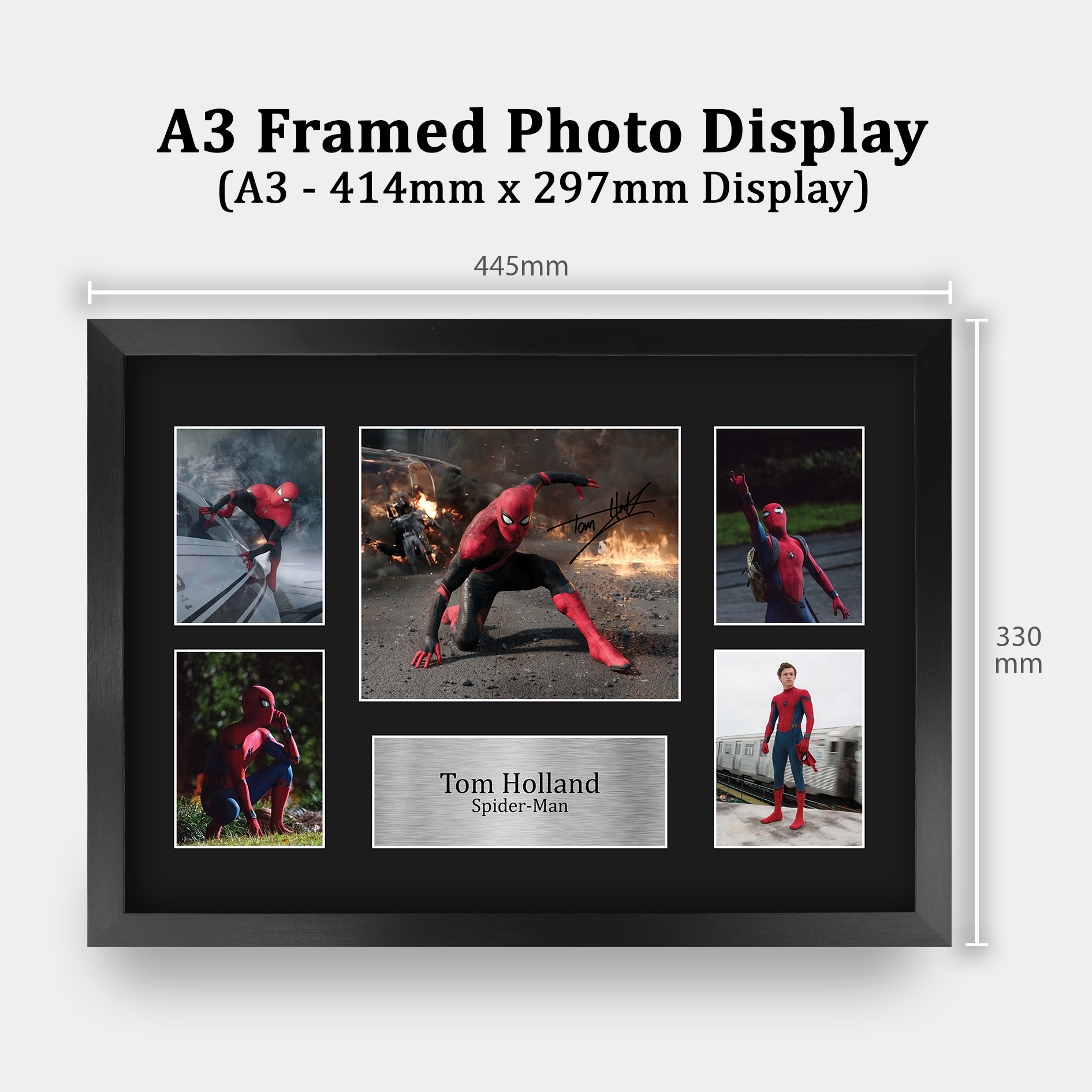 Tom Holland Signed Spider-Man Pre Printed Autograph Photo