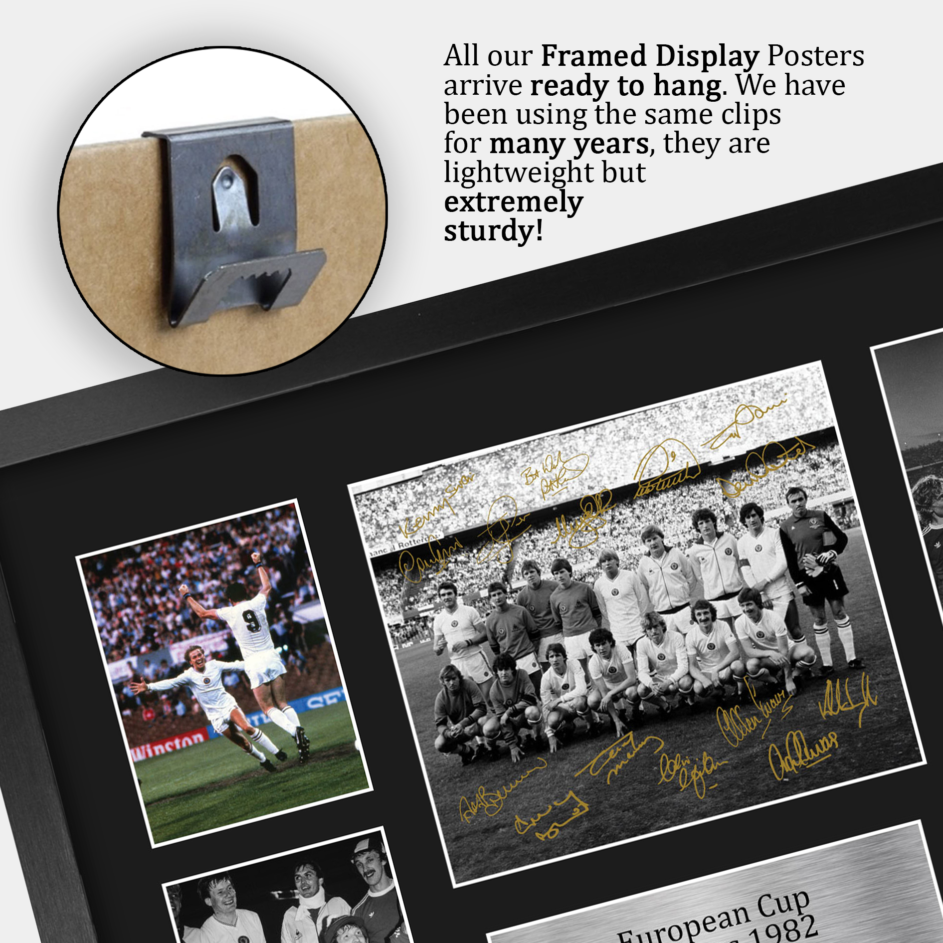 Aston Villa 1982 Europapokalsieger gedrucktes Autogrammfoto ein Fußballfan - Bild 15 von 33