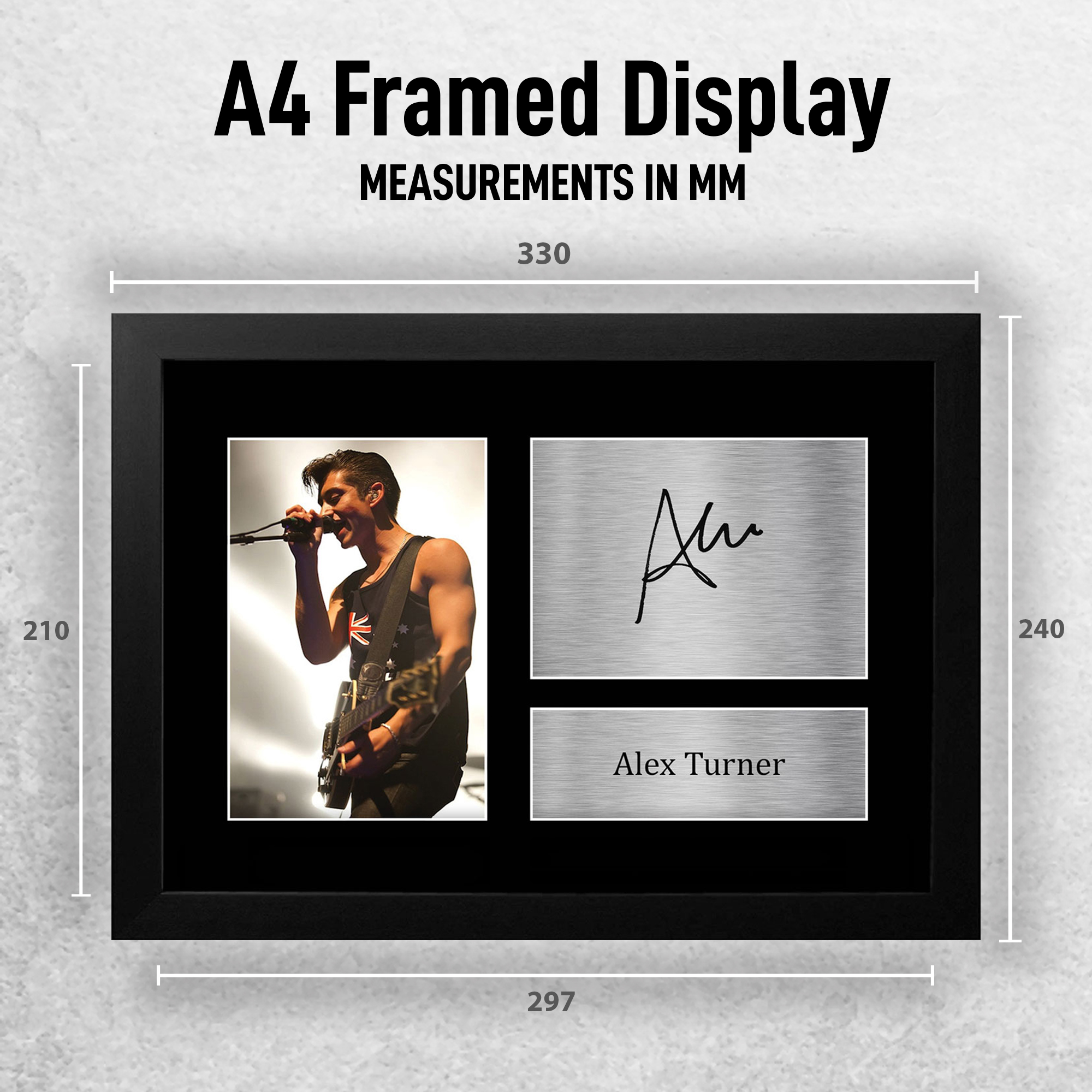 Alex Turner signiertes vorgedrucktes Autogramm A4 Foto Geschenk für einen arktischen Affen Fan - Bild 11 von 17