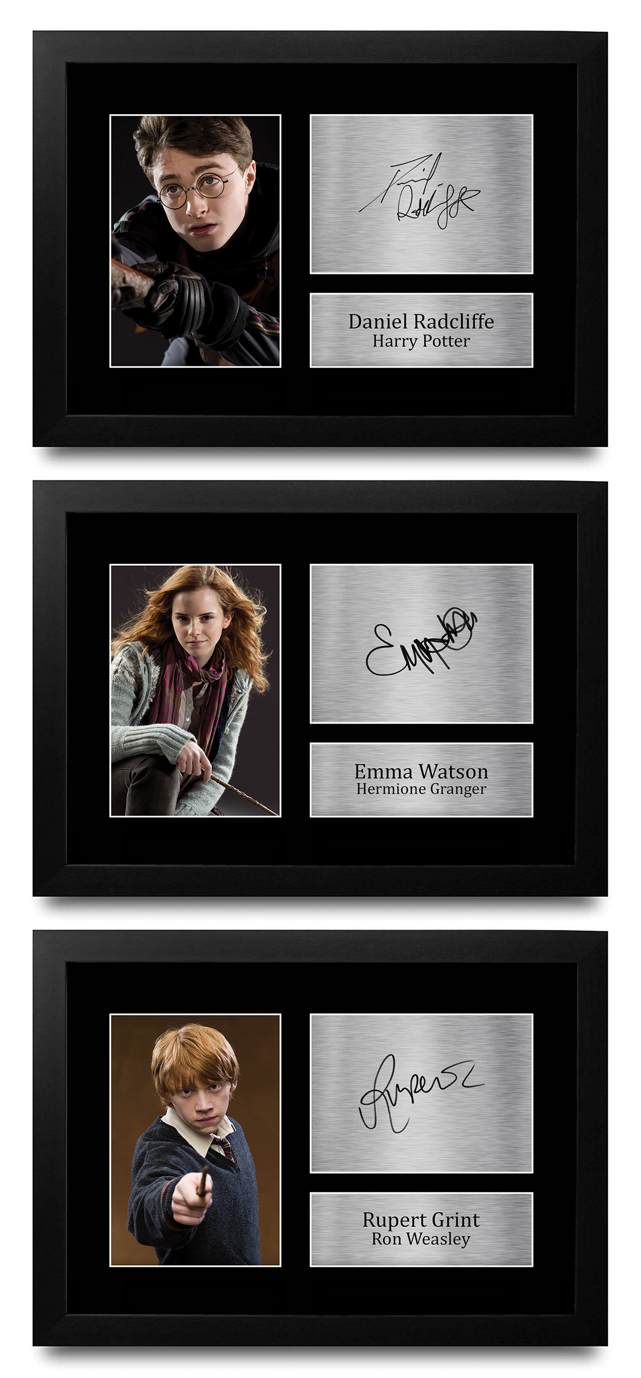 Harry Potter Movie Collection Framed Signed Movie A3 Posters Autographs Prints - Picture 42 of 143