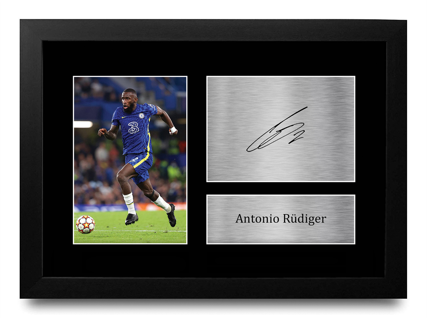 Imagen autógrafa firmada preimpresa de Antonio Rudiger Chelsea para fanáticos del fútbol - Imagen 2 de 17