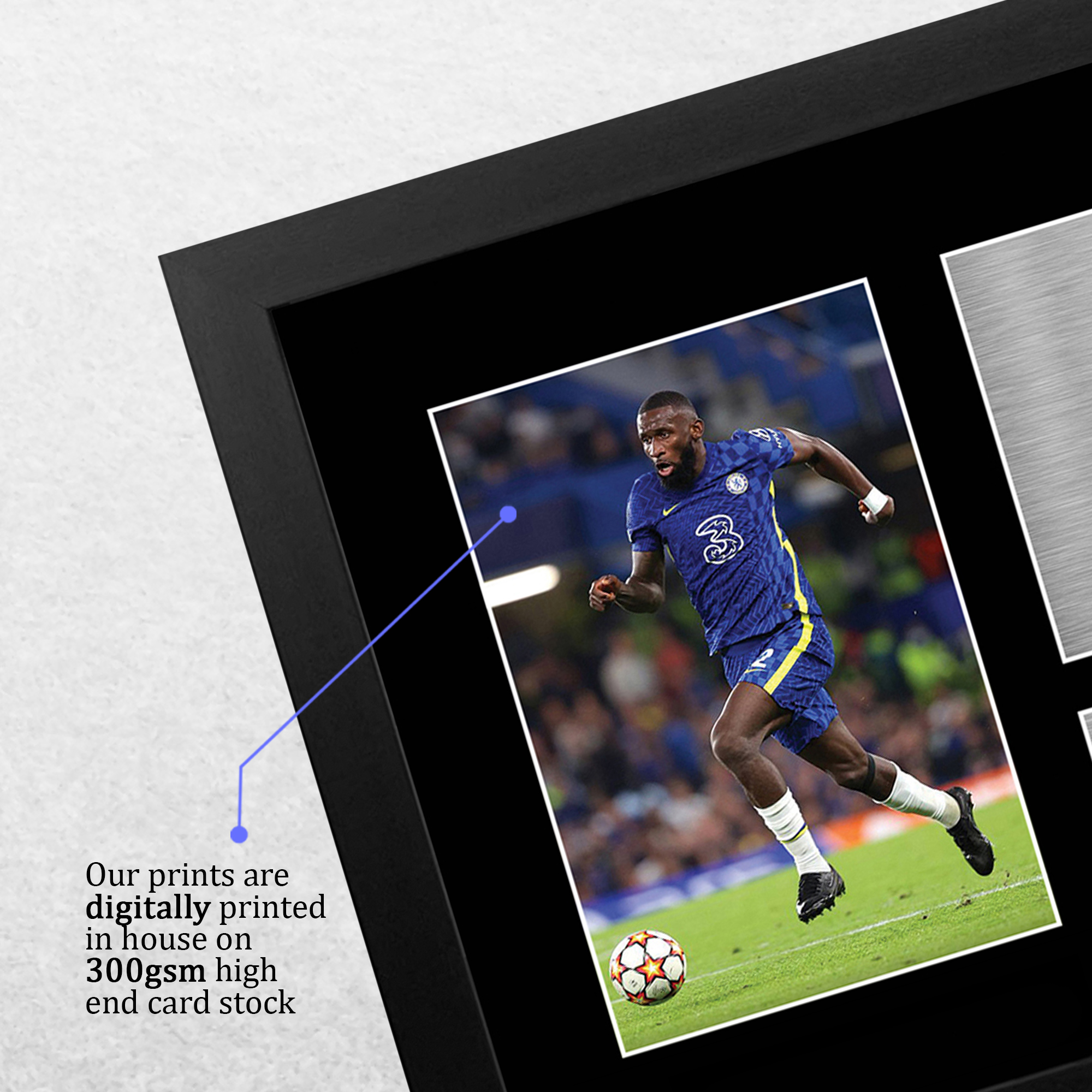 Imagen autógrafa firmada preimpresa de Antonio Rudiger Chelsea para fanáticos del fútbol - Imagen 5 de 17
