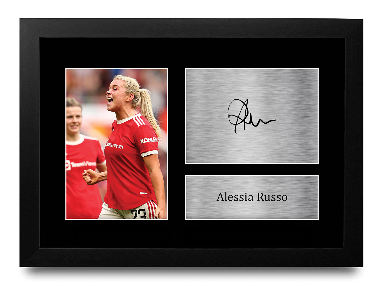 Rjr Prints Alessia Russo Arsenal Ladies, autografa fotografia, 30,5 x 20,3 cm, autografa prestampata, regalo di calcio