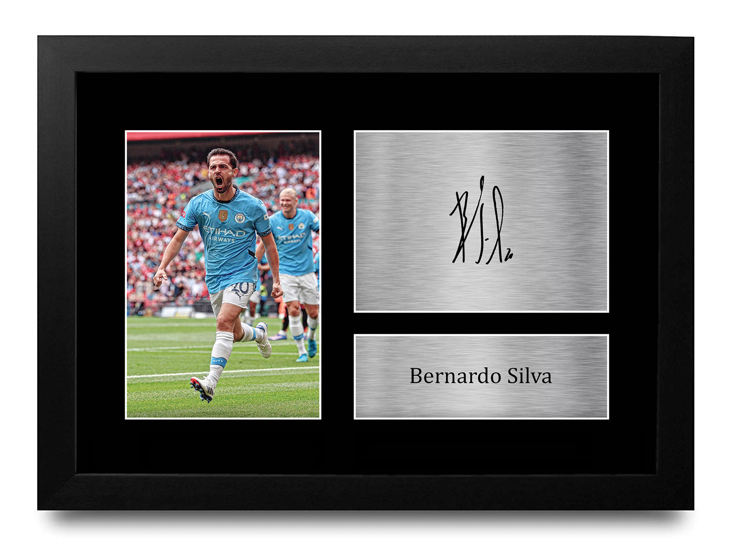 HWC Trading Bernardo Silva Manchester CIty Man City Gifts Printed Signed Autograph Picture for Fans and Supporters A4 HWC Trading Bernardo Silva Manchester CIty Man City Gifts Printed Signed Autograph Picture for Fans and Supporters A4
