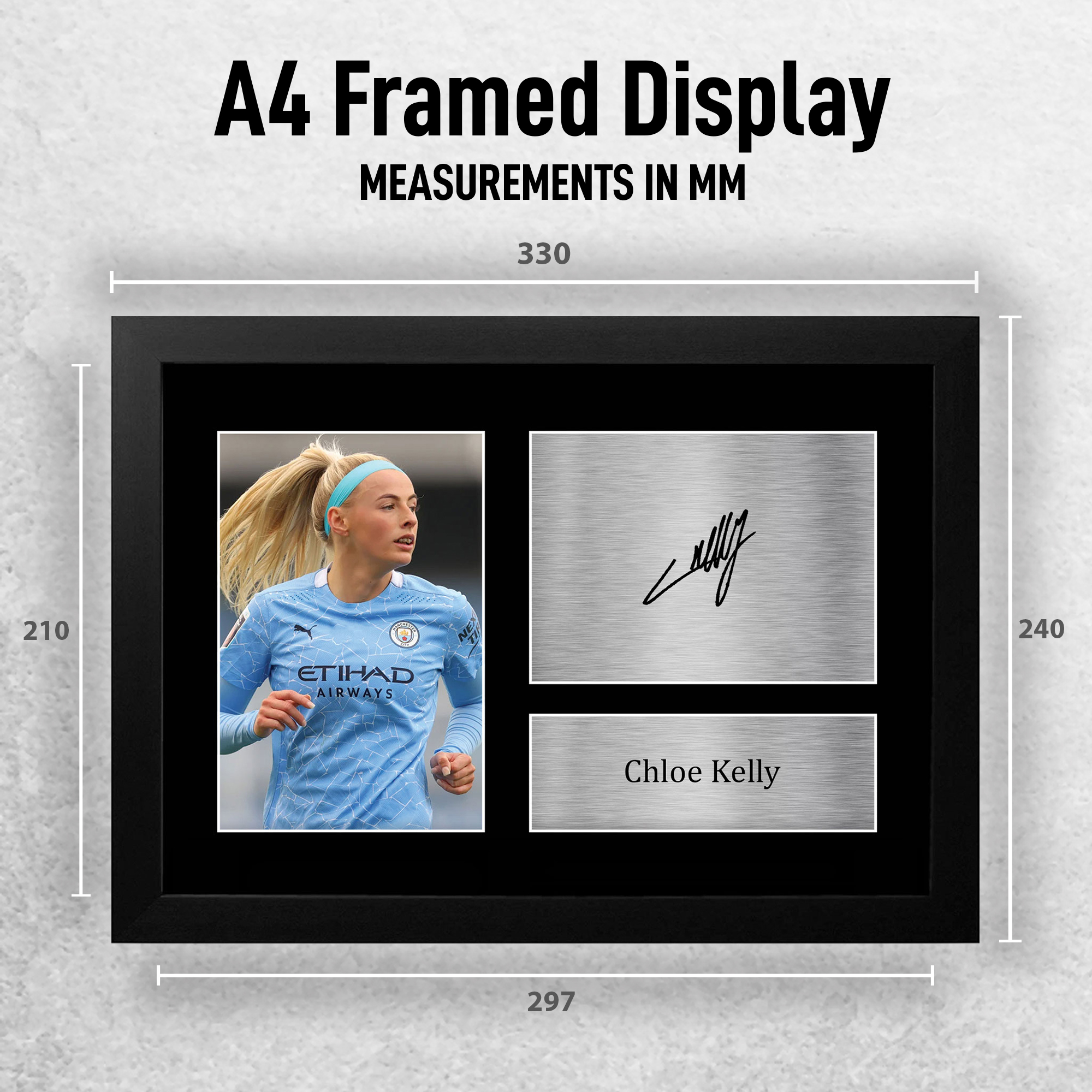 Chloe Kelly Manchester City Gifts Printed Autograph for
