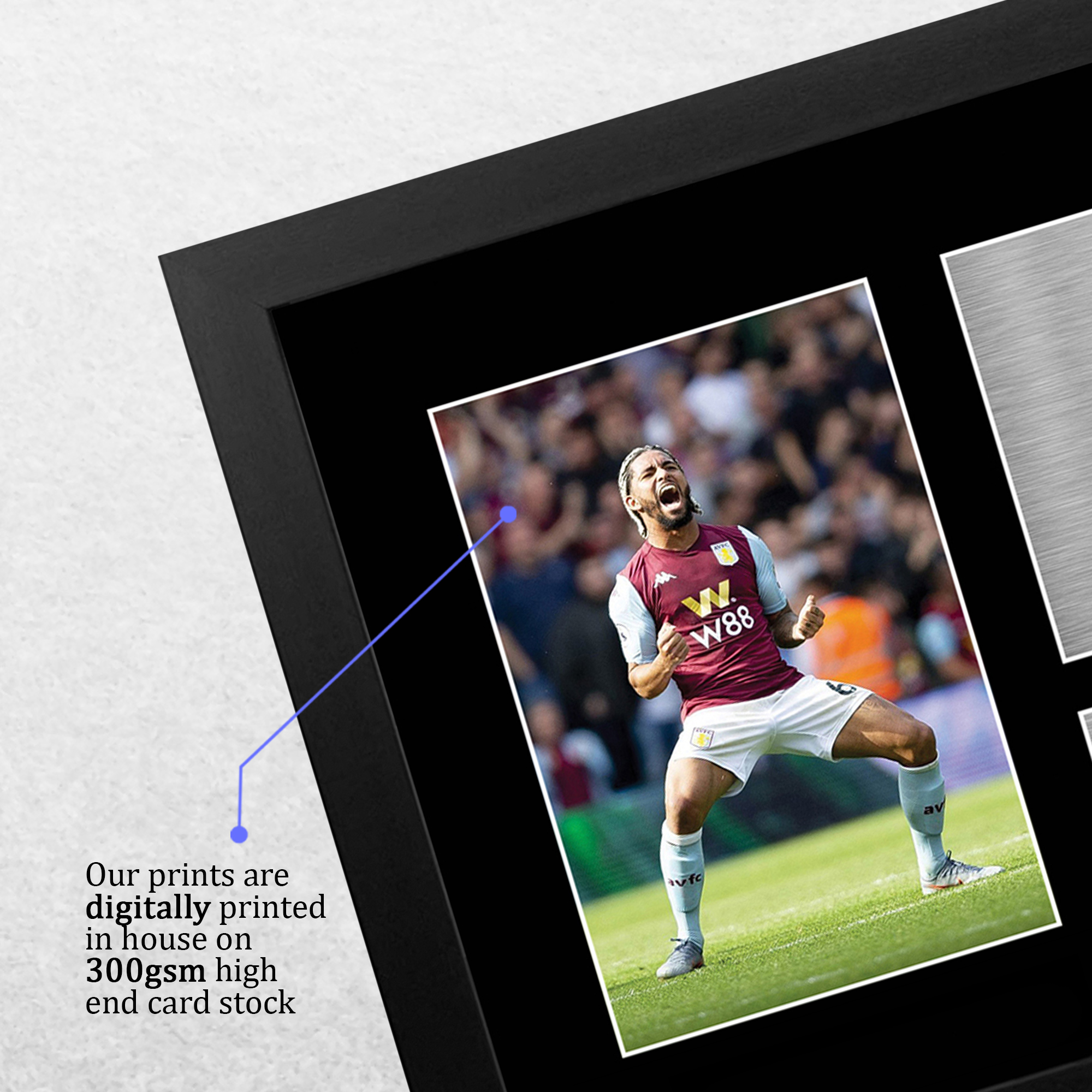 Douglas Luiz Aston Villa Geschenkideen gedrucktes Autogrammbild für Fußballfans - Bild 5 von 17