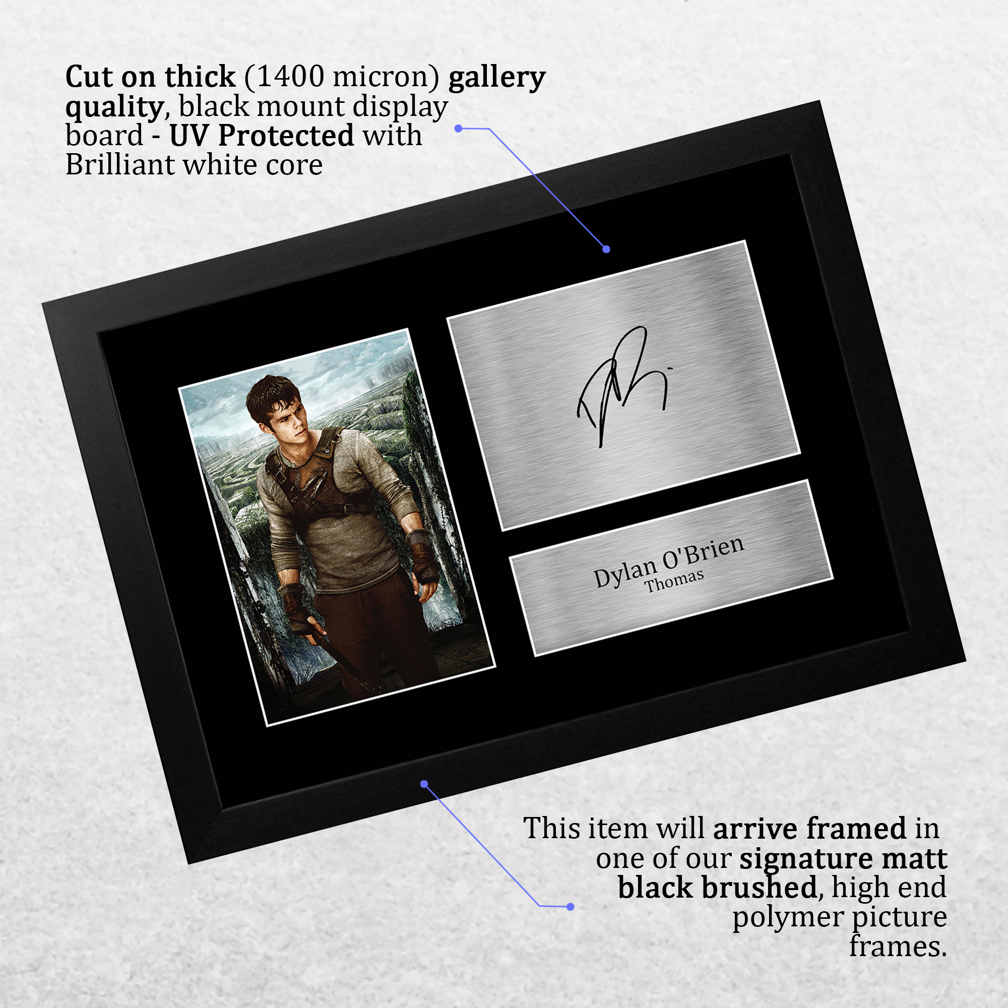 Dylan O'Brien Maze Runner Gift Signed Autograph A4 Picture Print to Movie Fans - Picture 4 of 24
