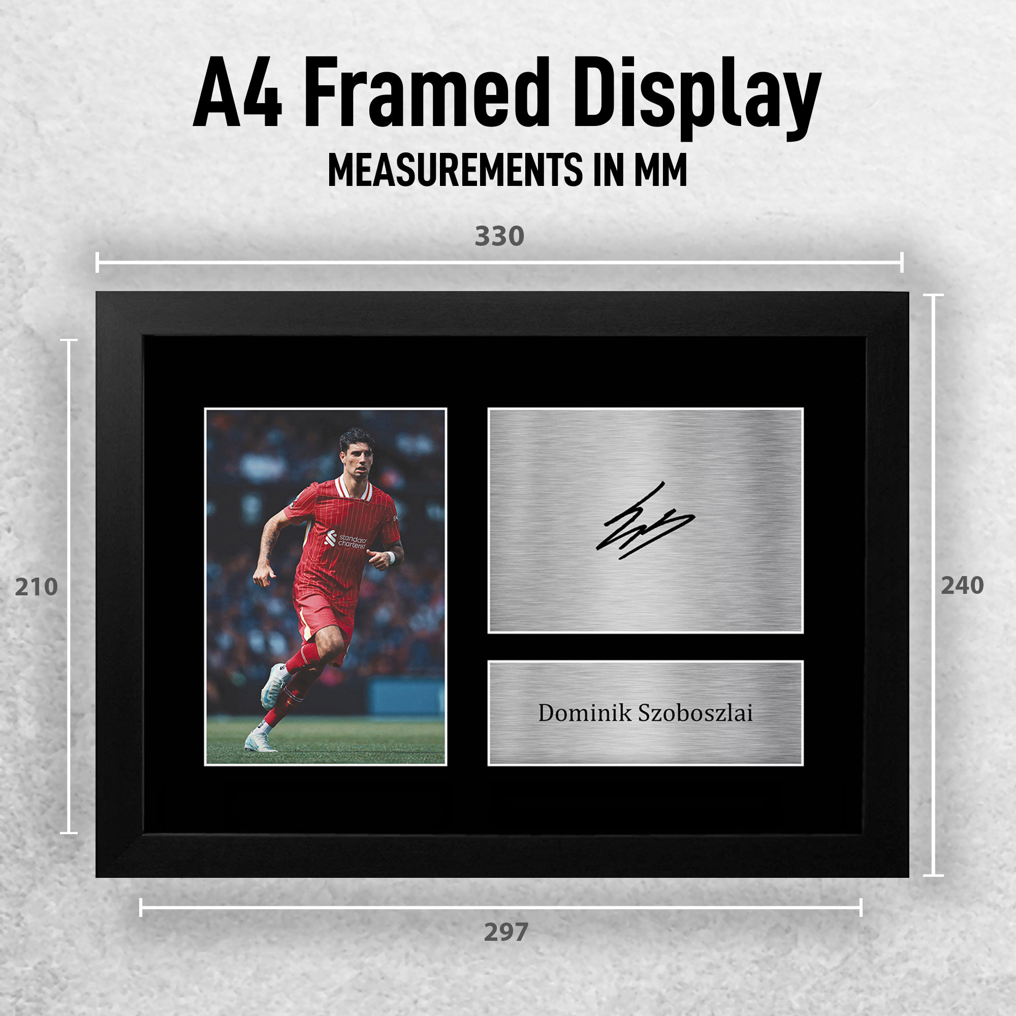 Dominik Szoboszlai Signed Liverpool Printed Autograph Photo