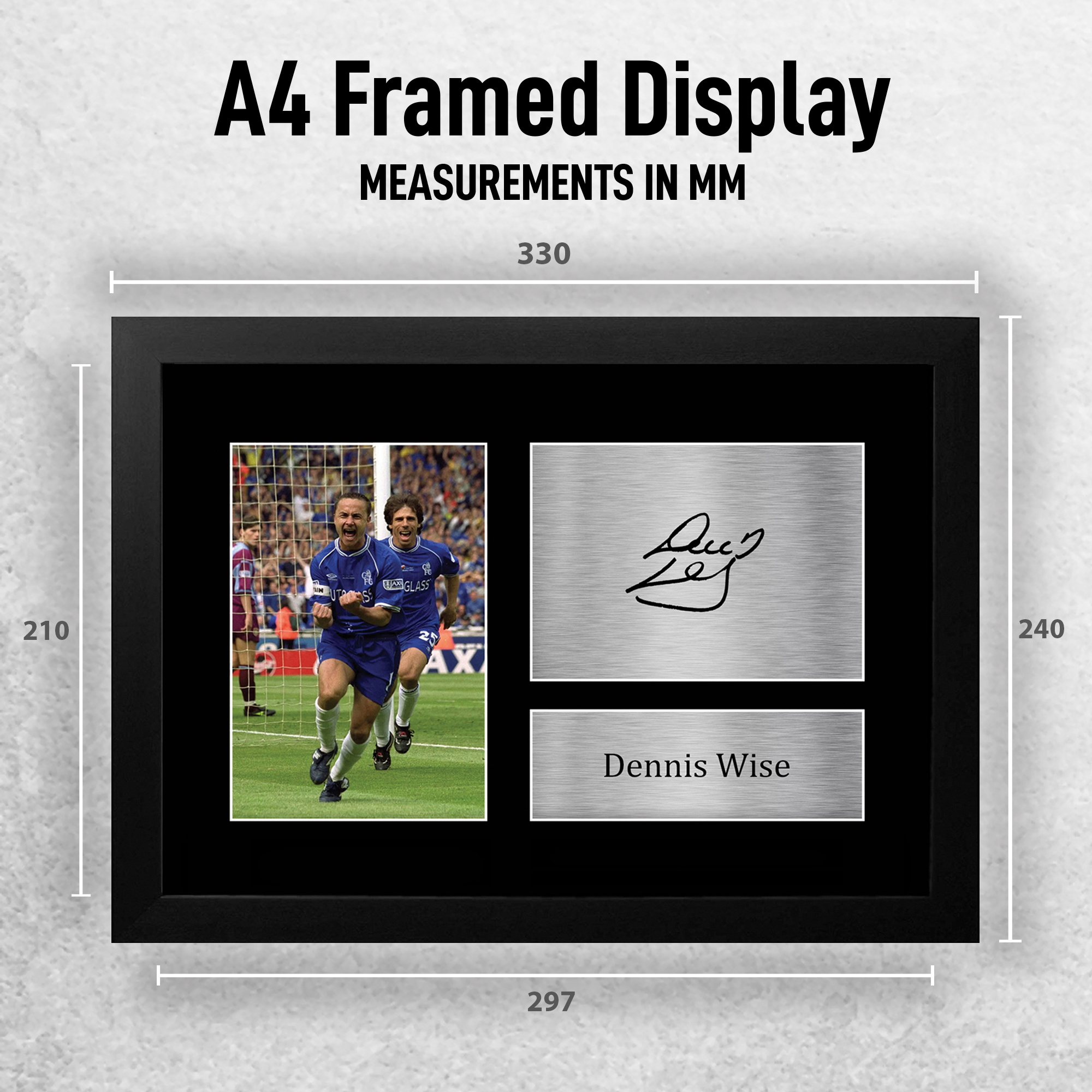 Autógrafo impreso de Dennis Wise gran idea de regalo foto A4 para fanáticos del fútbol - Imagen 3 de 17