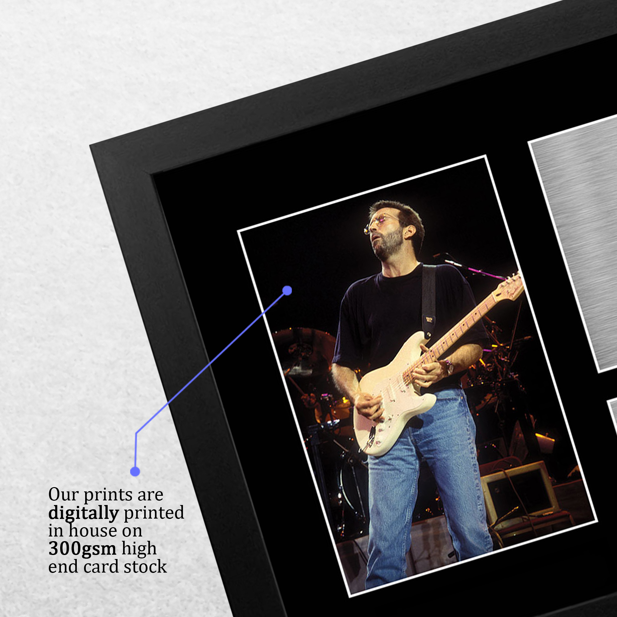 Eric Clapton Signed Pre Printed Autograph A4 Photo Gift For a Rock