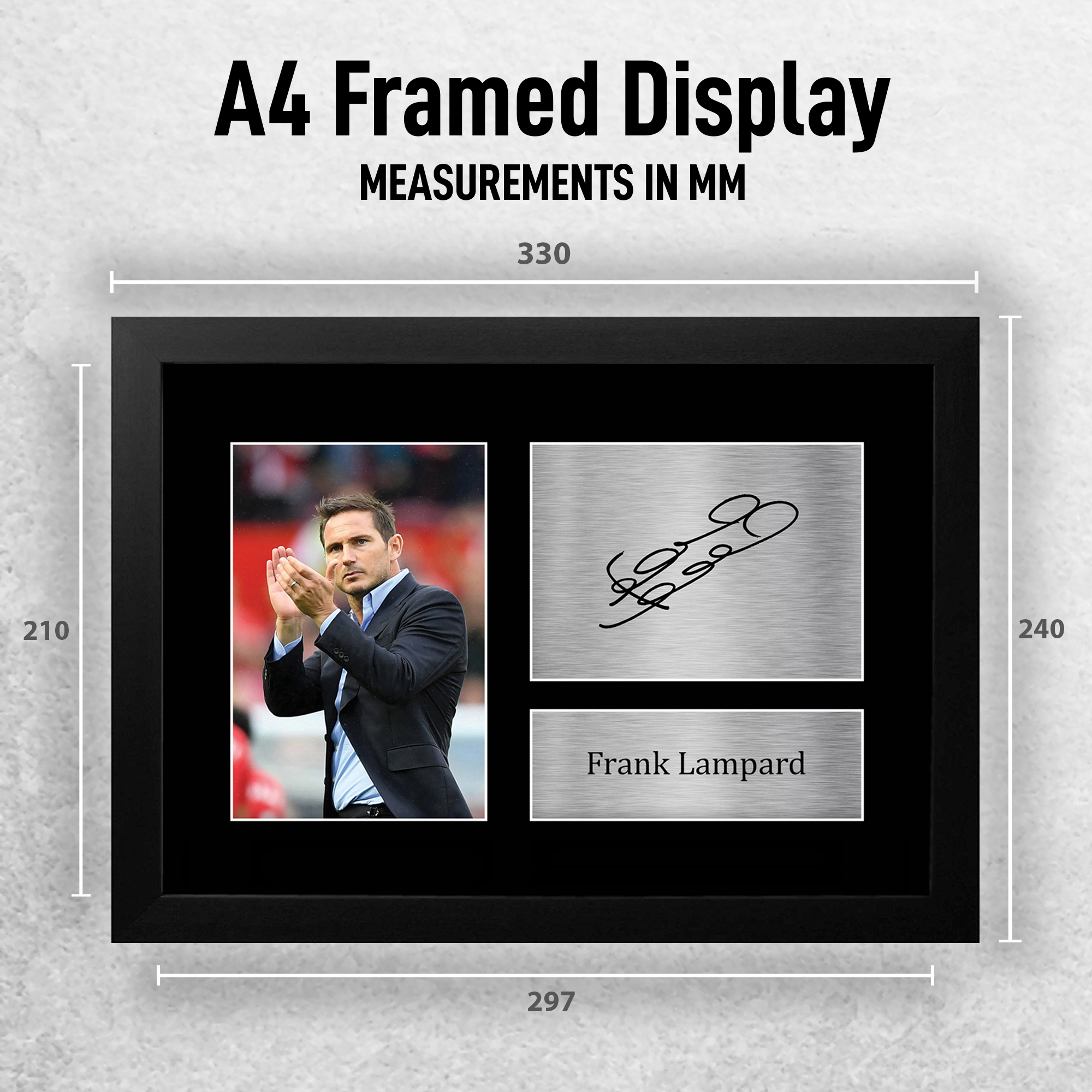 Frank Lampard Signed Printed Autograph A4 Photo Wall Art Gift For a Chelsea Fan - Imagen 11 de 17
