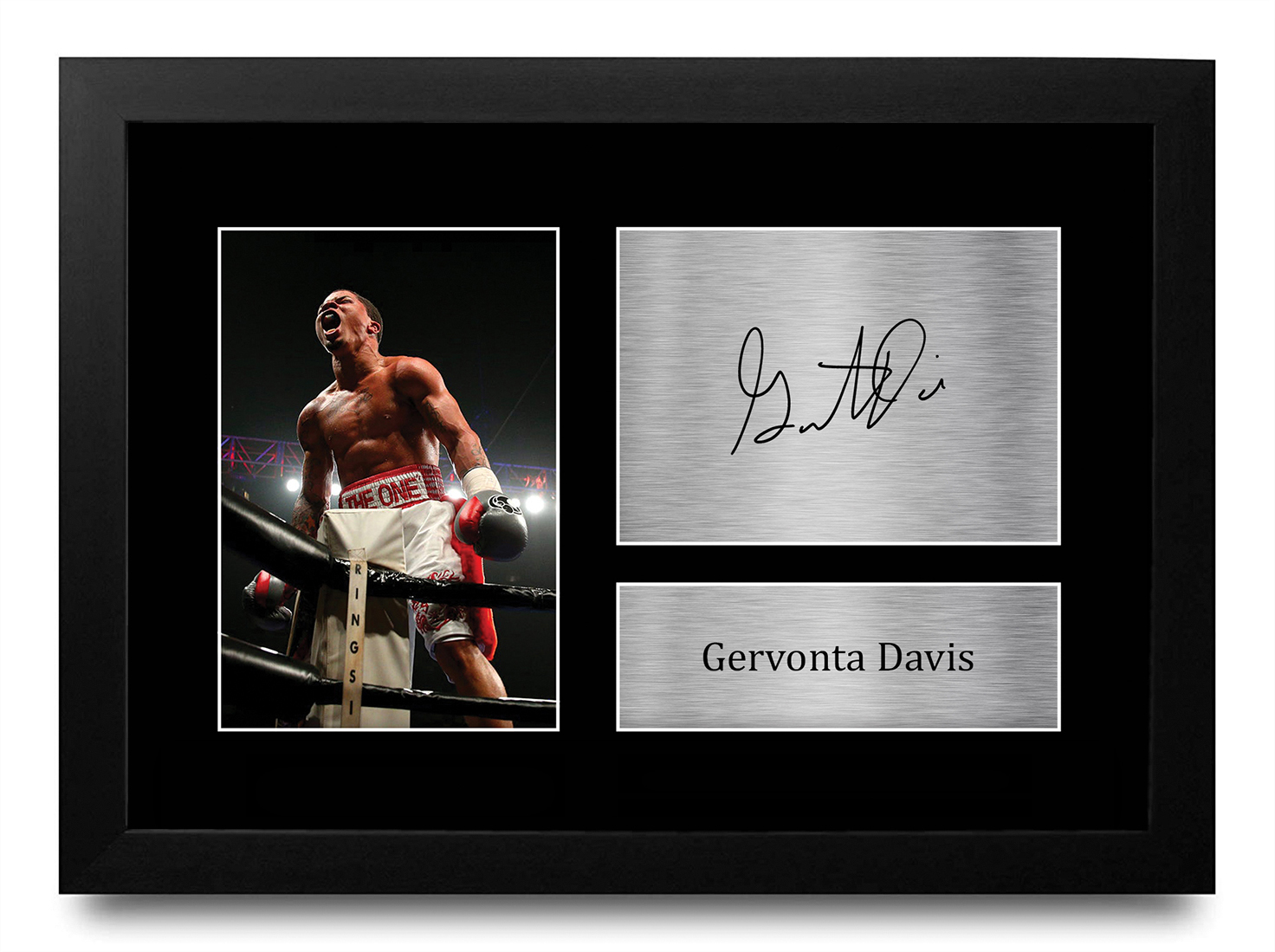 Gervonta Davis A4 Boxing Gift Idea Signed Autograph Photo Prints to Boxer Fans - Picture 2 of 17