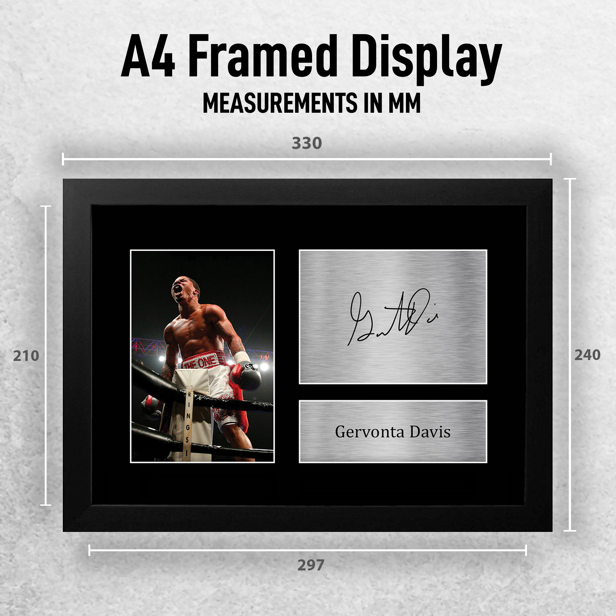 Gervonta Davis A4 Boxing Gift Idea Signed Autograph Photo Prints to Boxer Fans - Picture 3 of 17