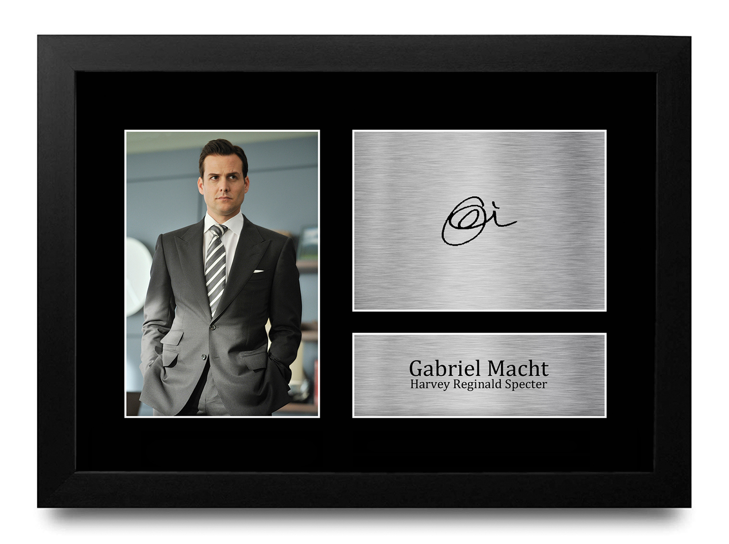 Gabriel Macht Suits Cool Gift Idea Printed Framed Autograph Picture for TV Fans - Bild 2 von 24