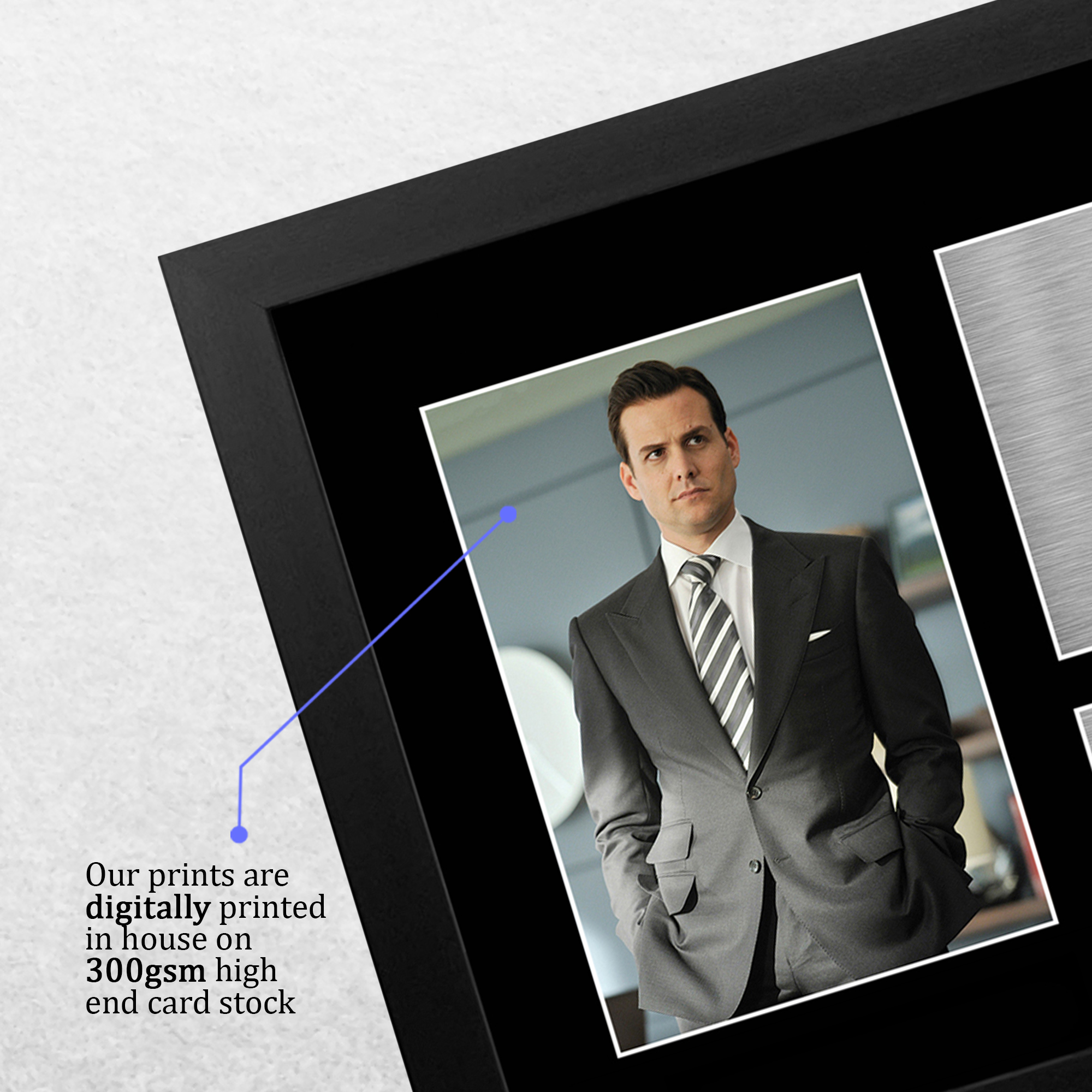 Gabriel Macht Suits Cool Gift Idea Printed Framed Autograph Picture for TV Fans - Bild 5 von 24