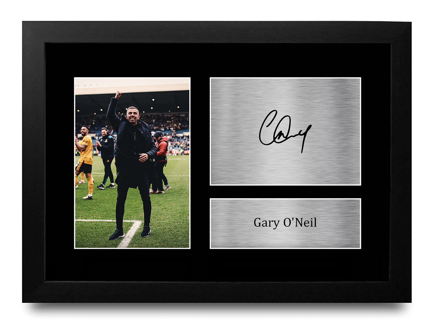Imagen autografiada impresa de Gary O'Neil Wolverhampton Wanderers para fanáticos del fútbol americano - Imagen 2 de 17