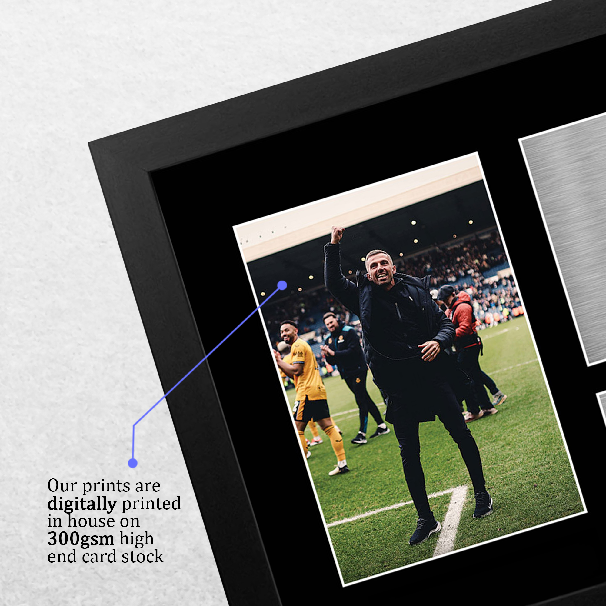 Imagen autografiada impresa de Gary O'Neil Wolverhampton Wanderers para fanáticos del fútbol americano - Imagen 5 de 17