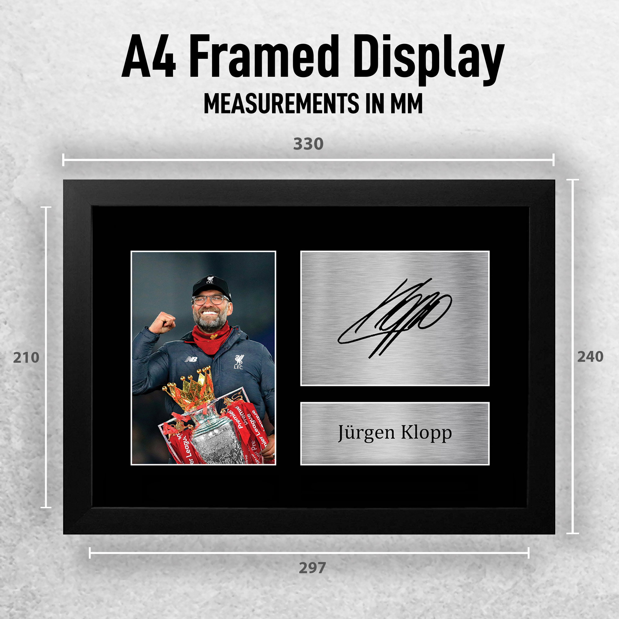 Jurgen Klopp Signed Framed Printed Autograph Liverpool Jurgen Klopp Signed Framed Printed Autograph Liverpool