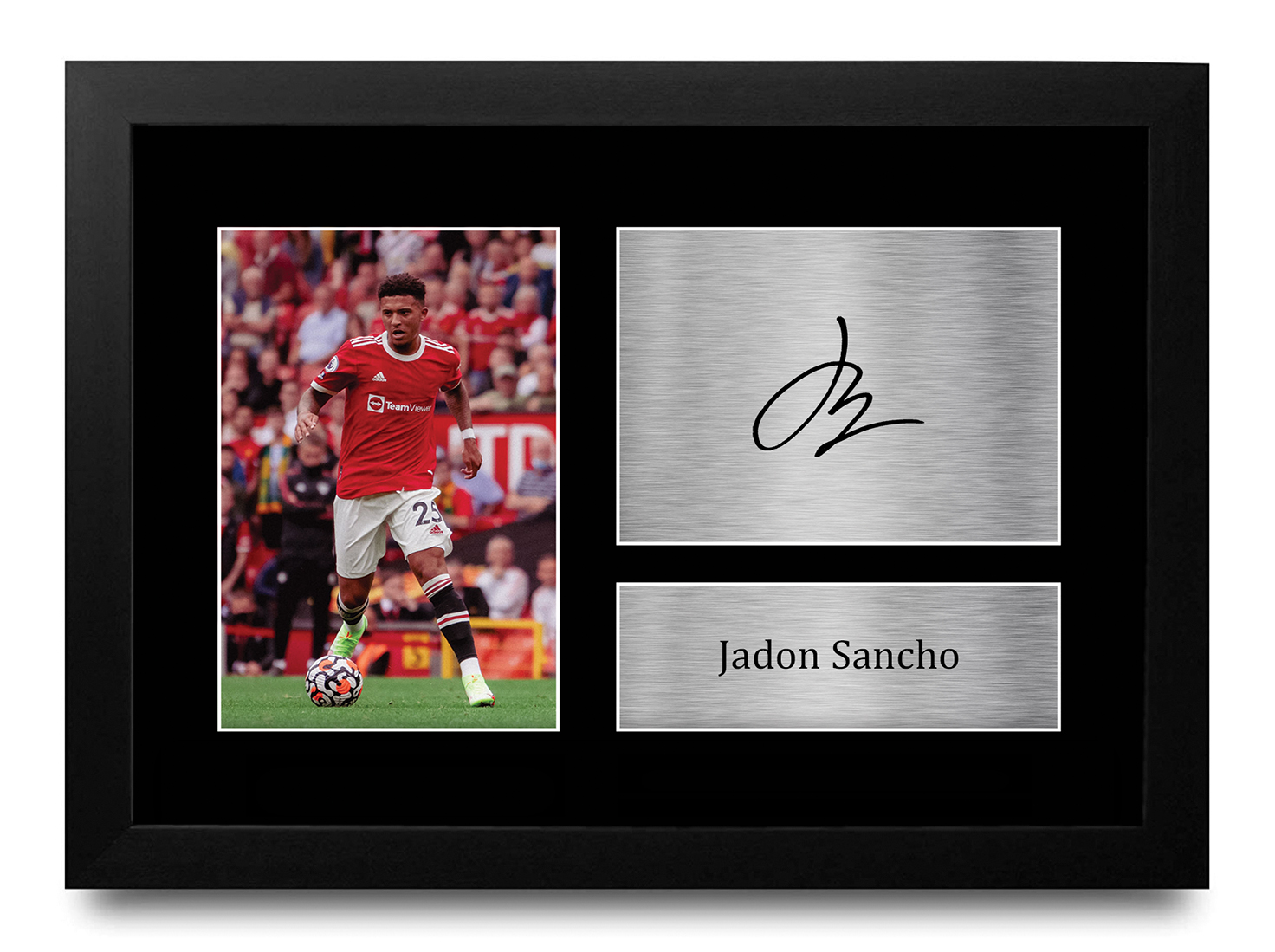 Jadon Sancho Man U Gift Ideas Printed Autograph Picture for Football Fans - Picture 2 of 24