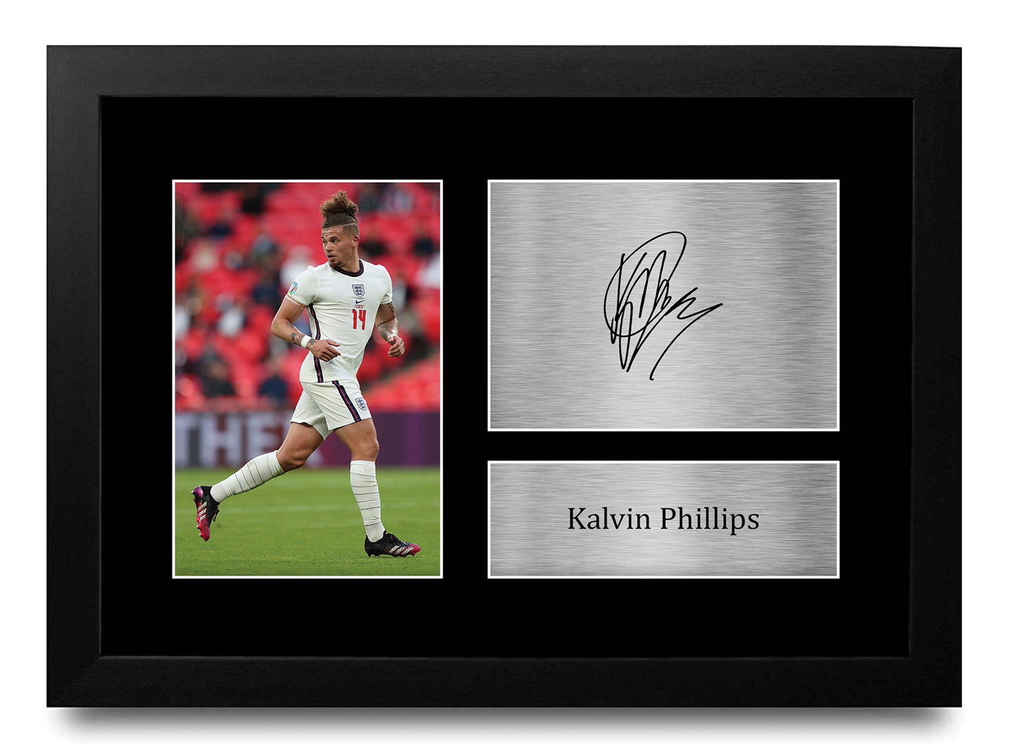 Kalvin Phillips England Gift Printed Autograph A4 Picture for Football Fans