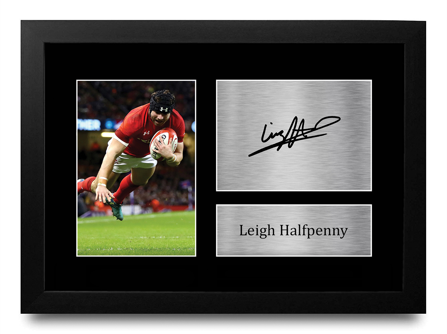 Leigh Halfpenny Signed Printed Autograph A4 Photo Wall Art Gift For a Rugby Fan