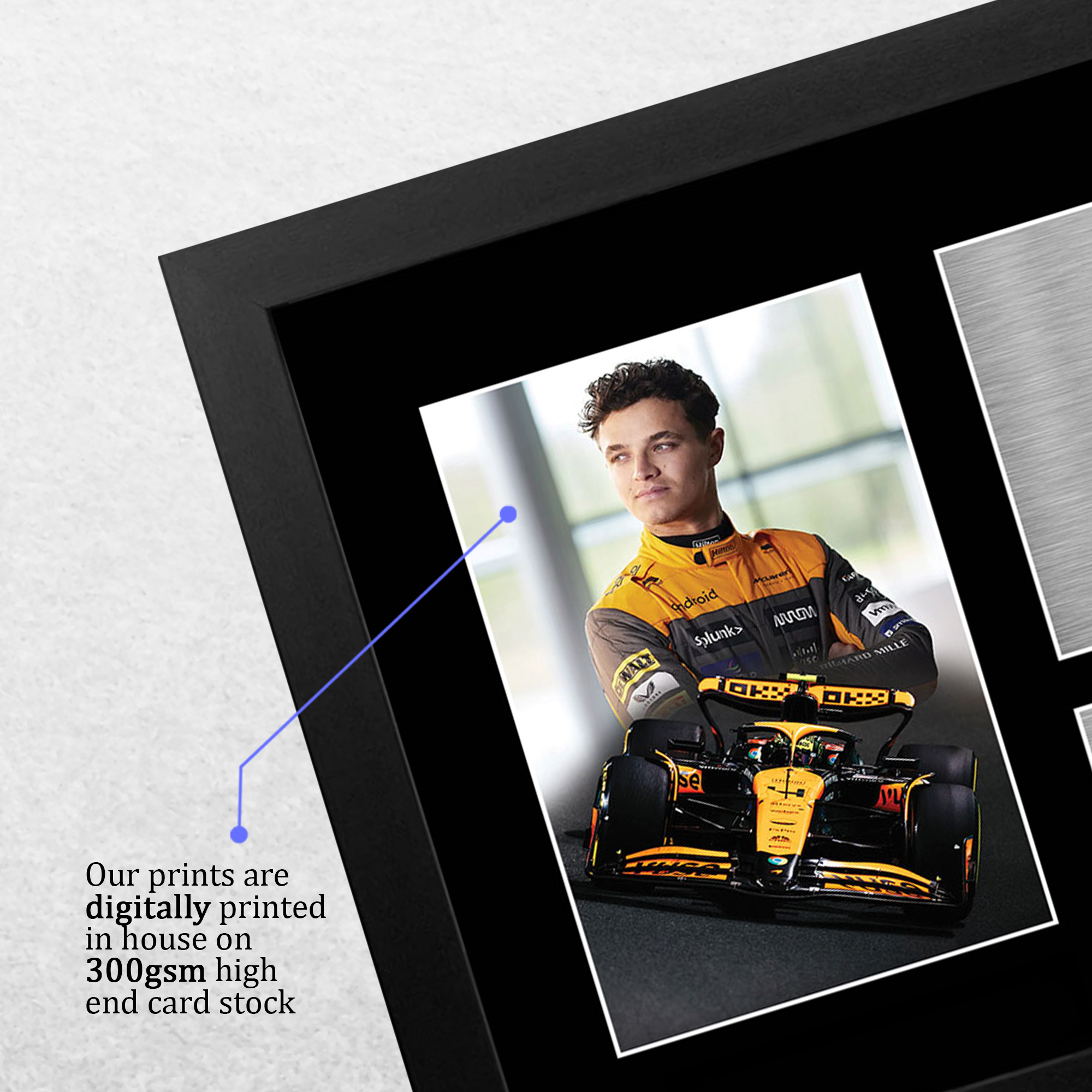 Lando Norris McLaren Cool Gift Idea Framed Photo Prints for Fans of F1 Formula 1 - Picture 20 of 31