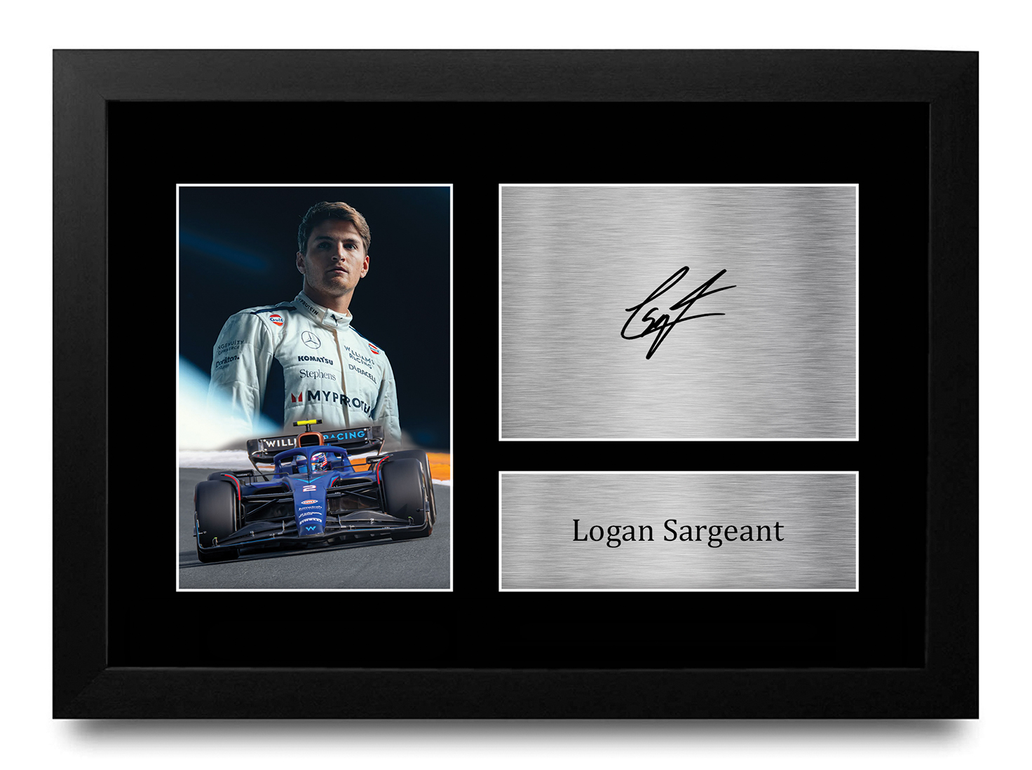 Logan Sargeant Williams Gift Idea Framed Photo Prints for Fans of F1 Formula 1 - Picture 2 of 17