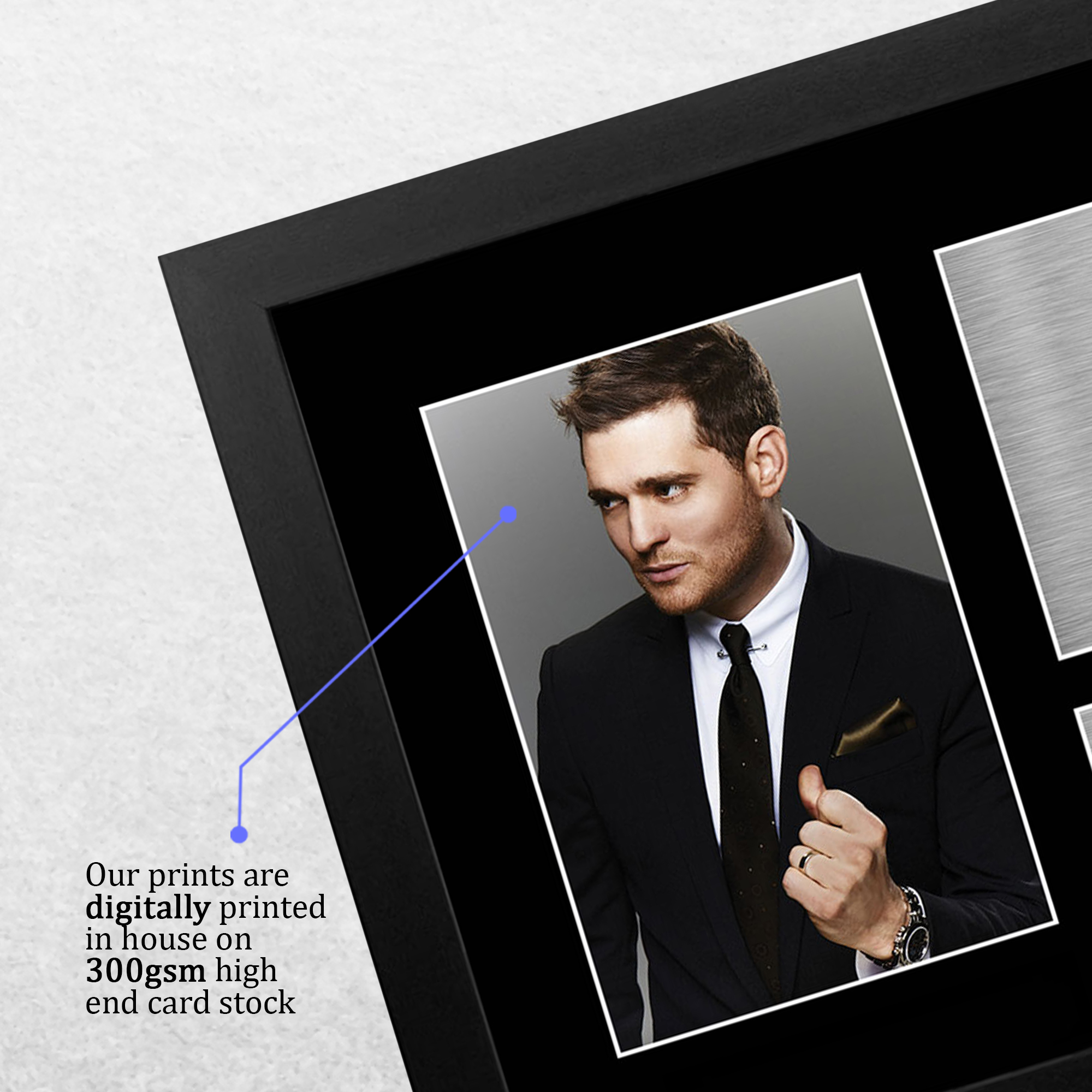 Michael Buble Signed Pre Printed Autograph A4 Photo Gift For Michael Buble Signed Pre Printed Autograph A4 Photo Gift For