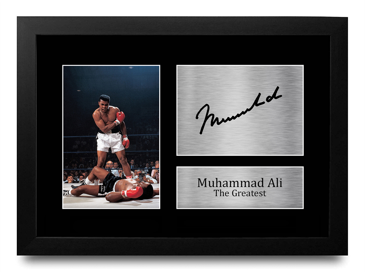 Muhammad Ali Signed Boxing Pre Printed Autograph Photo Memorabilia Gift ...