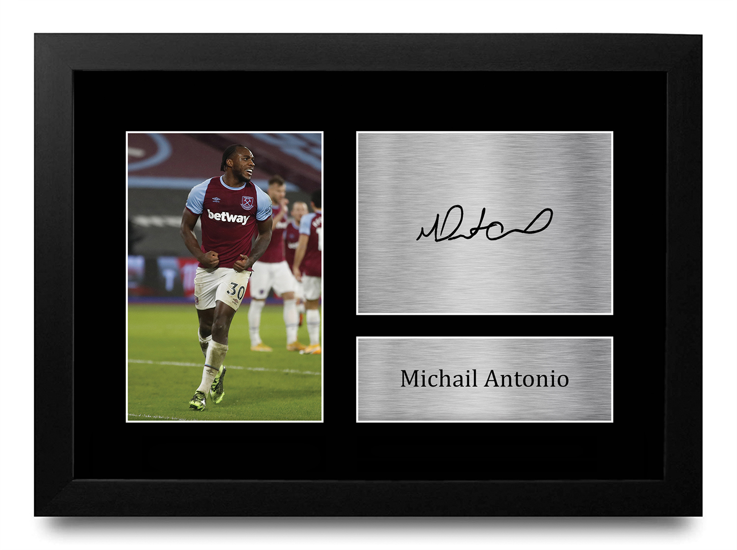 Michail Antonio A4 West Ham United Printed Autographed Picture for Football  Fan