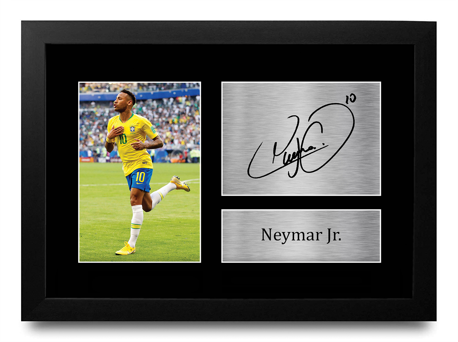Neymar Jr Signed Pre Printed Autograph A4 Photo Gift For a PSG Fan